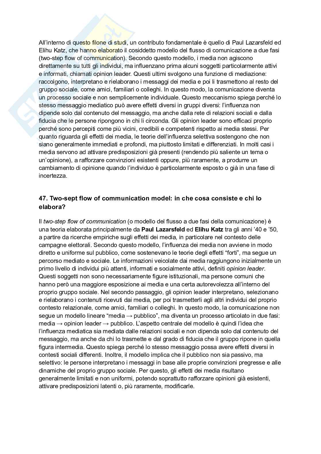 Sociologia della comunicazione e dell’informazione  Pag. 61