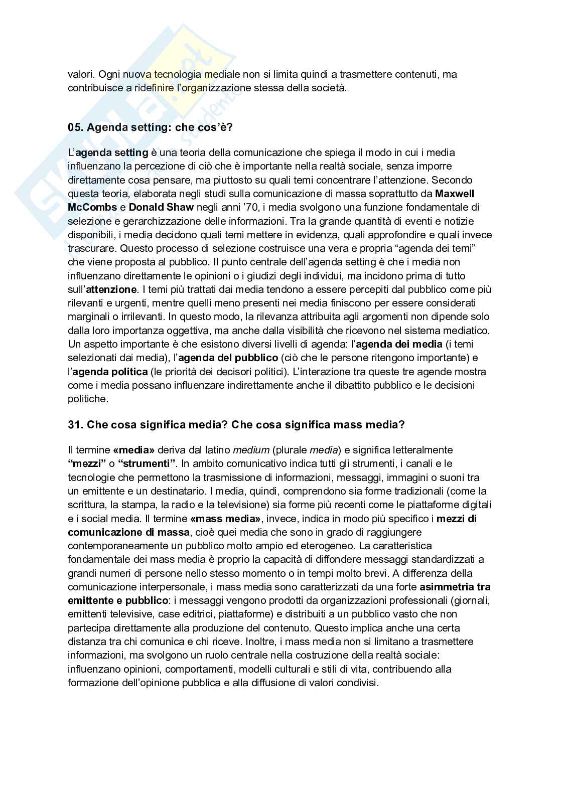 Sociologia della comunicazione e dell’informazione  Pag. 71