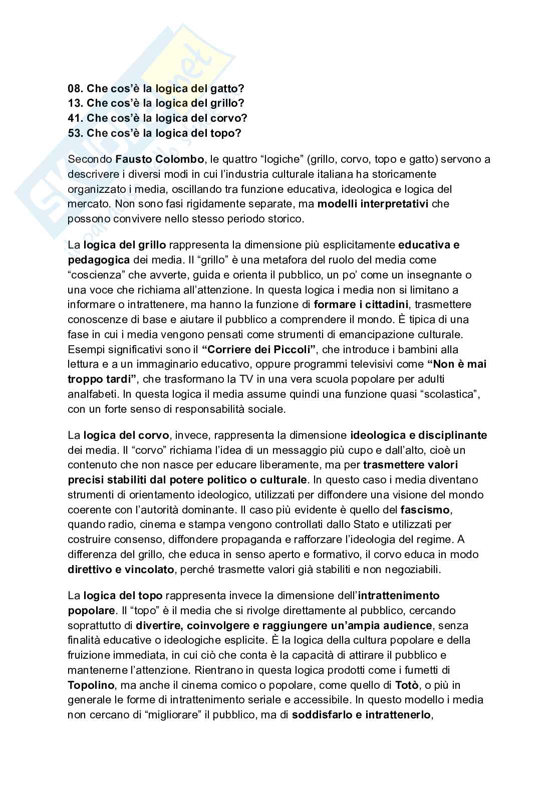 Sociologia della comunicazione e dell’informazione  Pag. 86