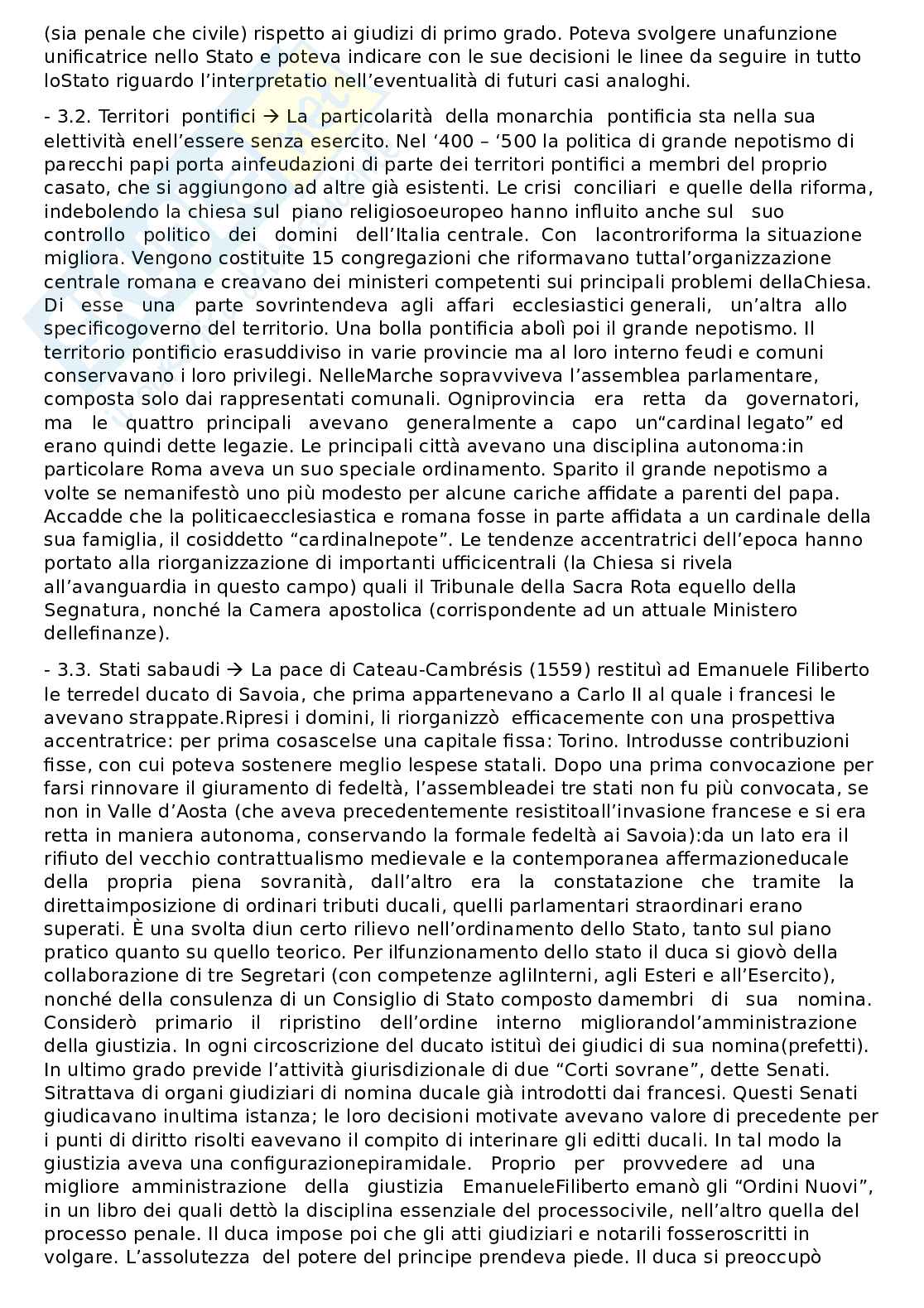 Riassunto esame Storia del diritto medievale e moderno, Prof. Rossetti Alunno, libro consigliato Elementi di storia del diritto medievale e moderno, Pene vidari Pag. 41