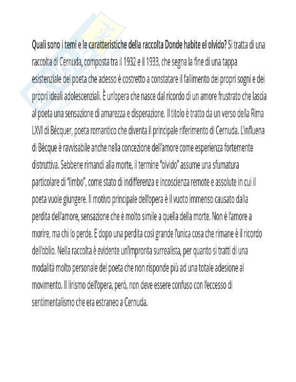 Paniere super completo di Letteratura spagnola 4 e 4b  Pag. 96