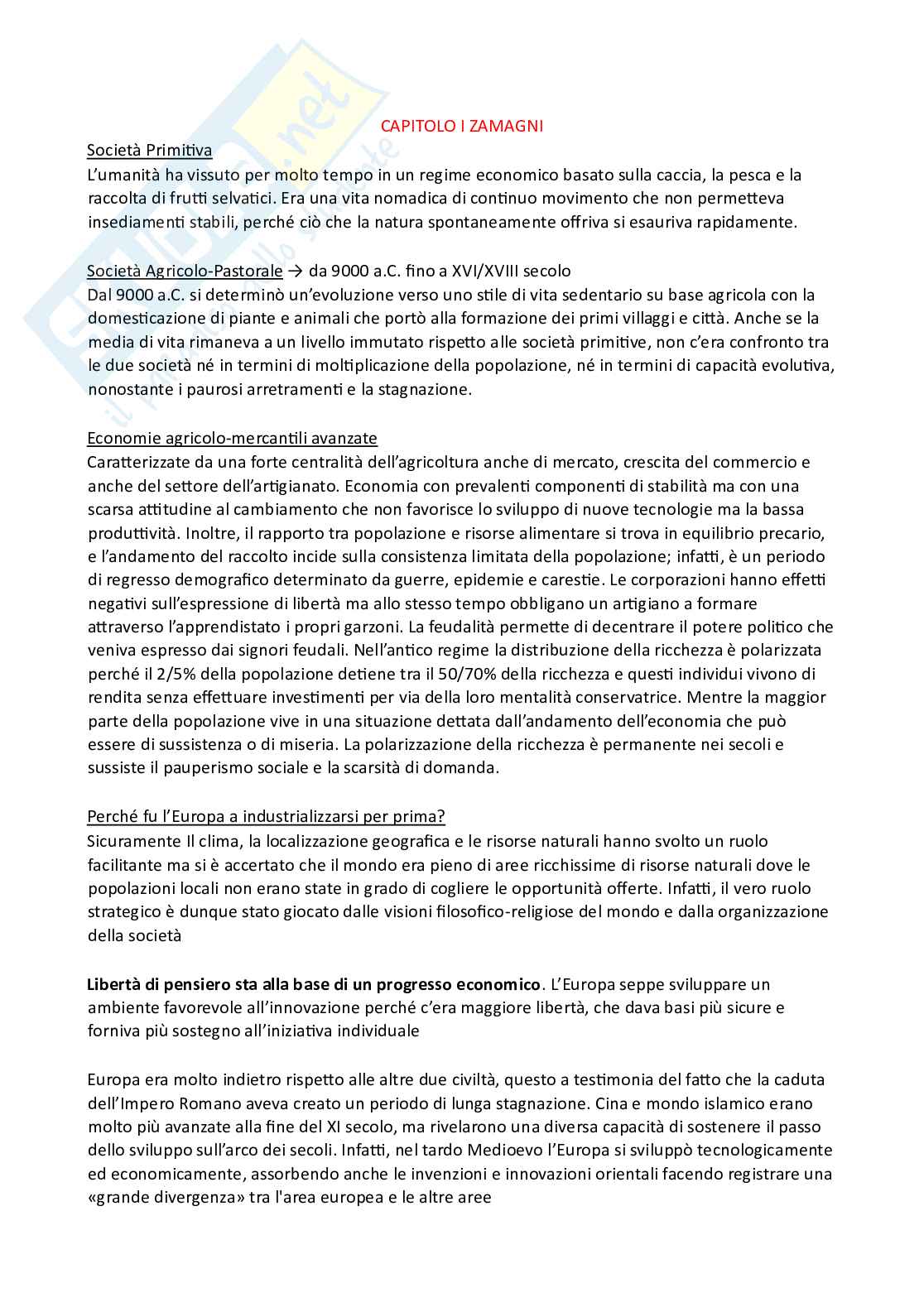 Storia economica   Pag. 1