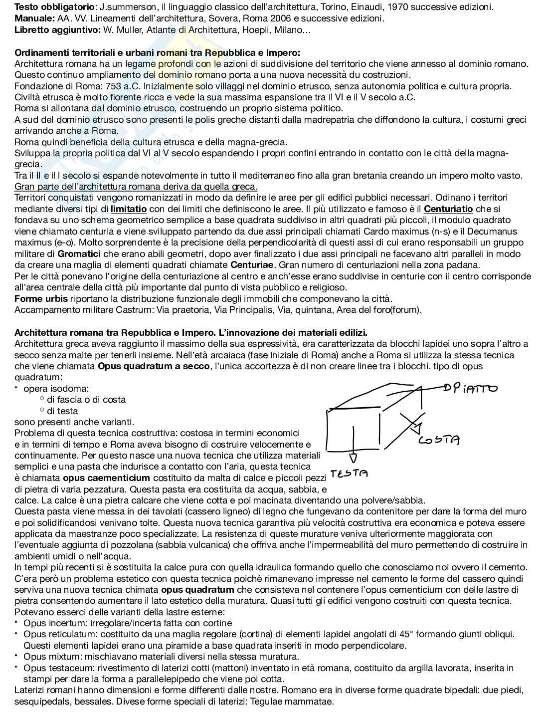 Architettura romana Pag. 1