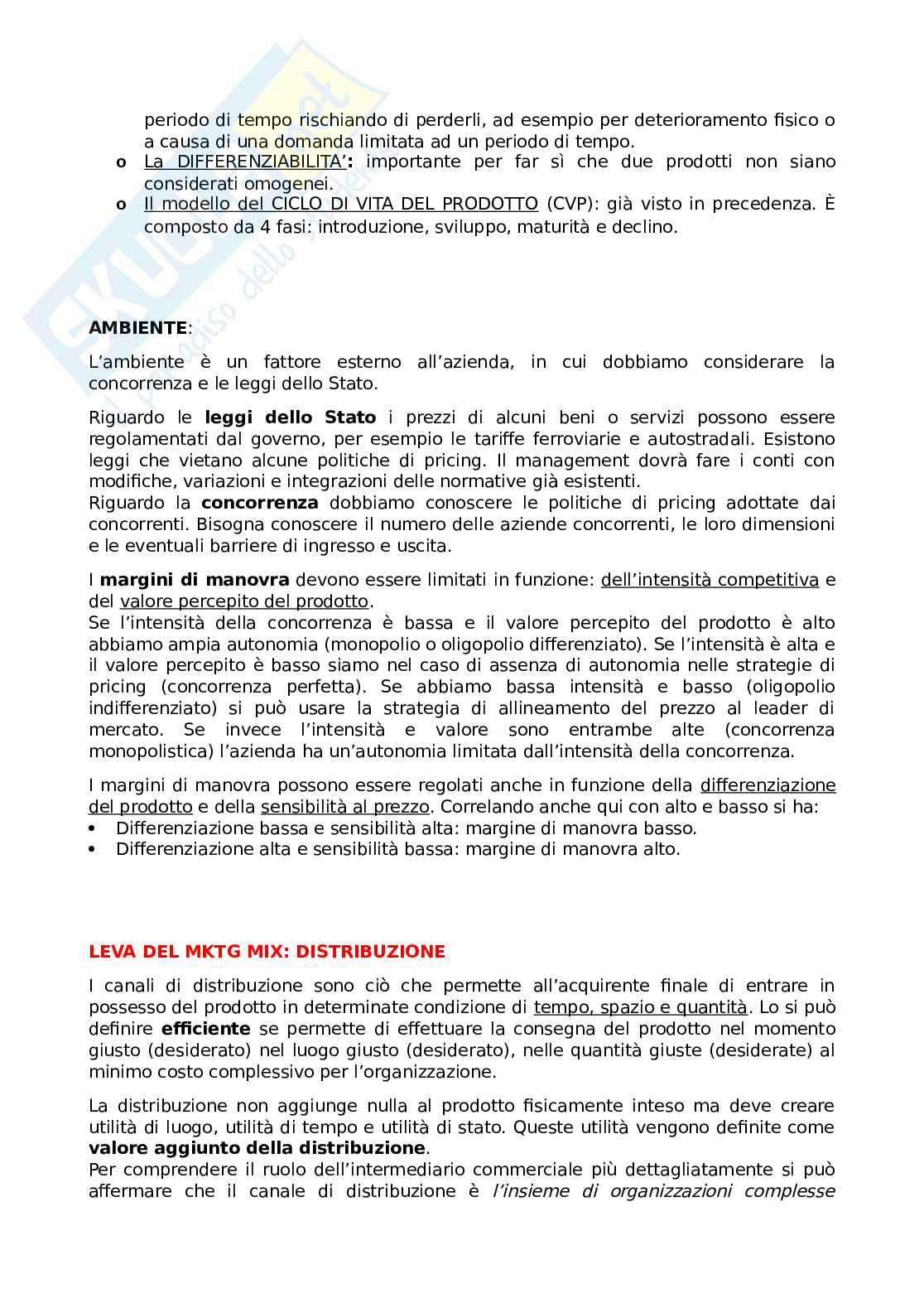 Appunti di Marketing Pag. 26