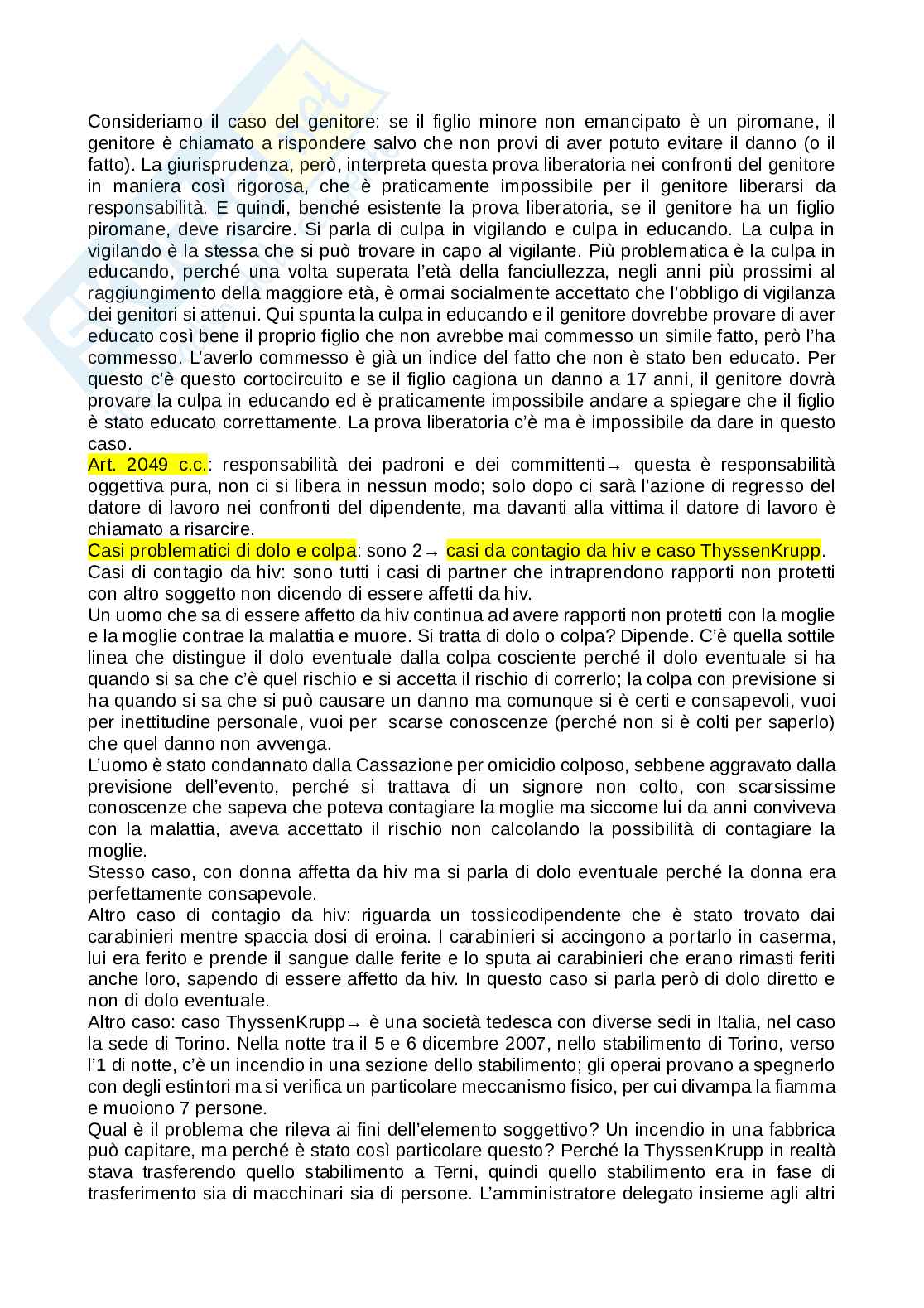 Appunti diritto civile illecito Pag. 21
