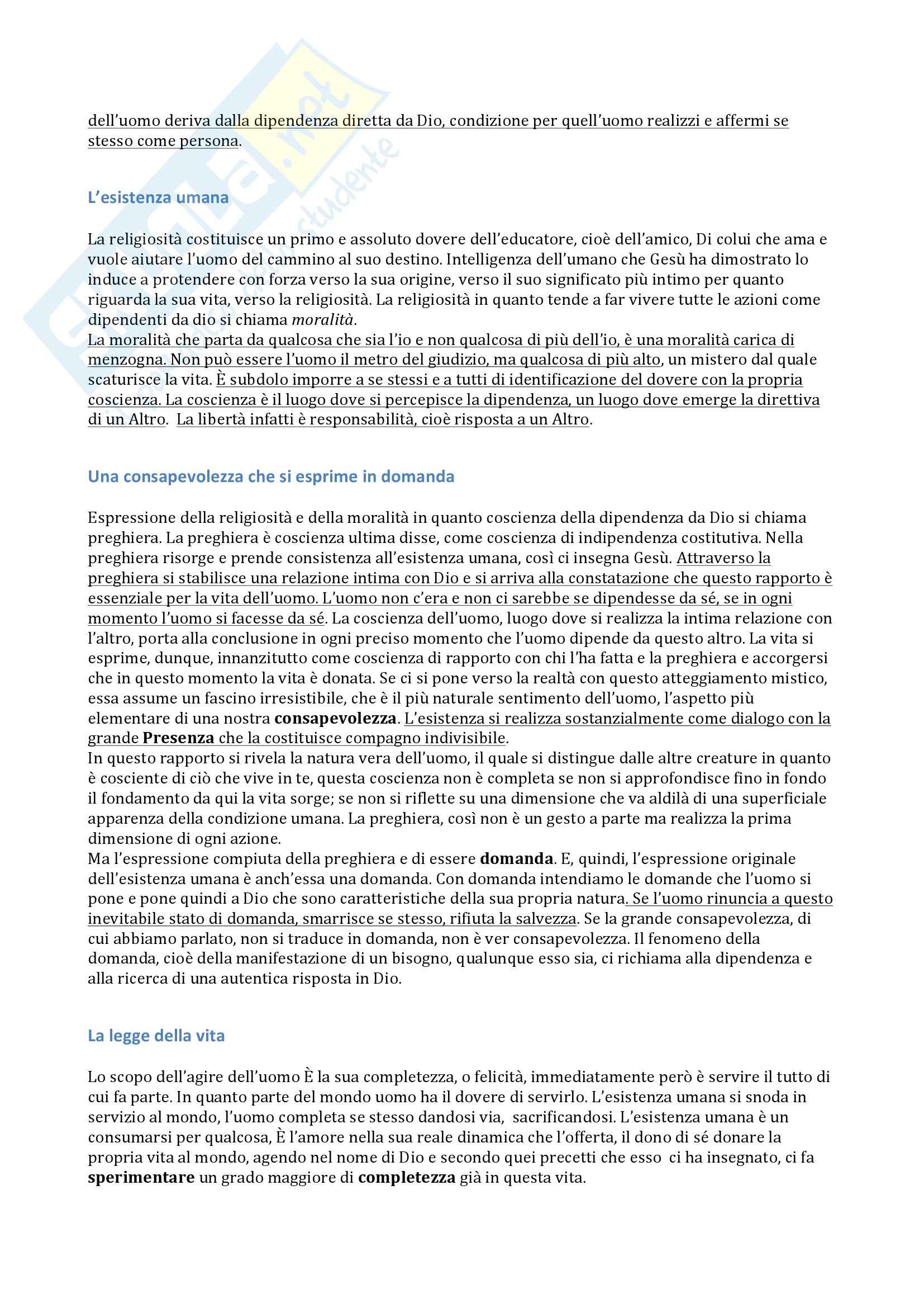 All Origine Della Pretesa Cristiana Riassunto