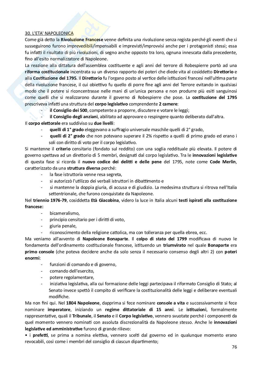 Riassunto esame storia dell'esperienza giuridica, prof. Ciancio, libro consigliato Storia del diritto in Europa, Schioppa Pag. 76