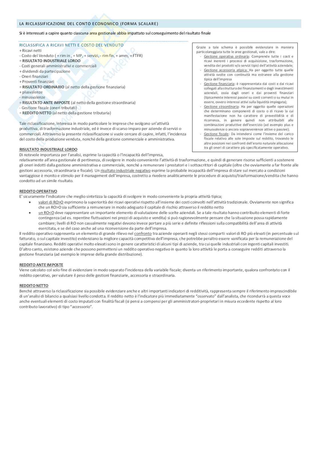 Domande orale Gestione aziendale 1 Pag. 11