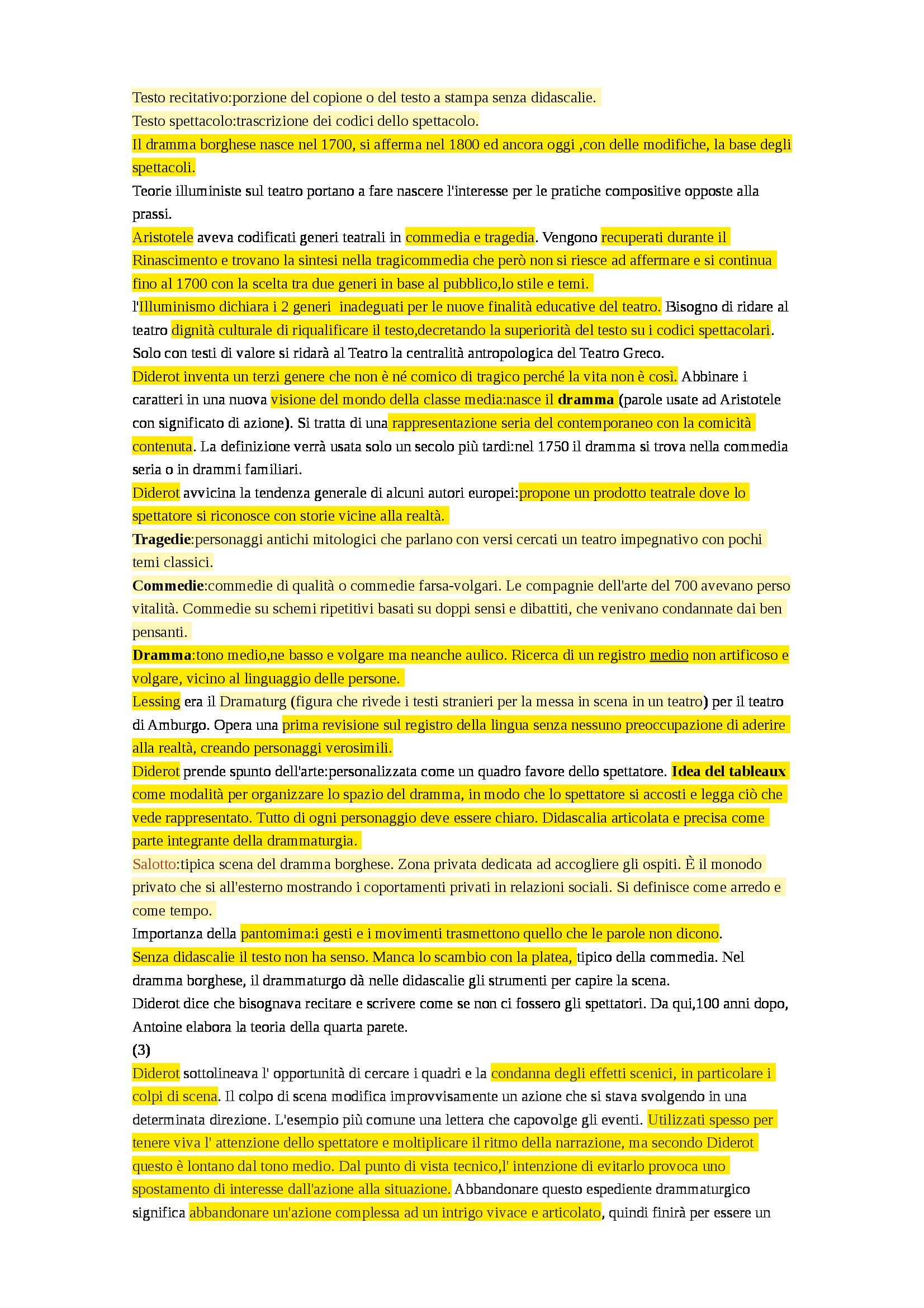 Drammaturgia - Appunti Pag. 2