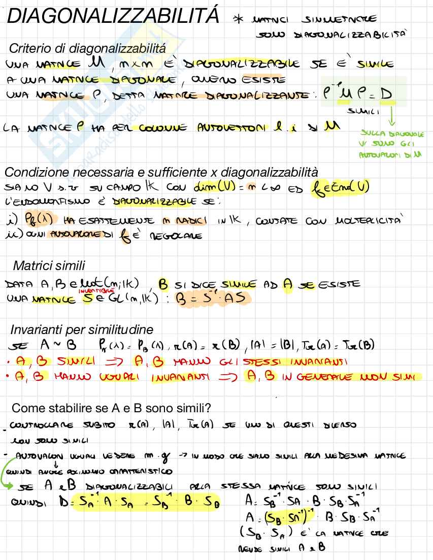 Esercizio di Analisi e geometria su autospazio Pag. 2