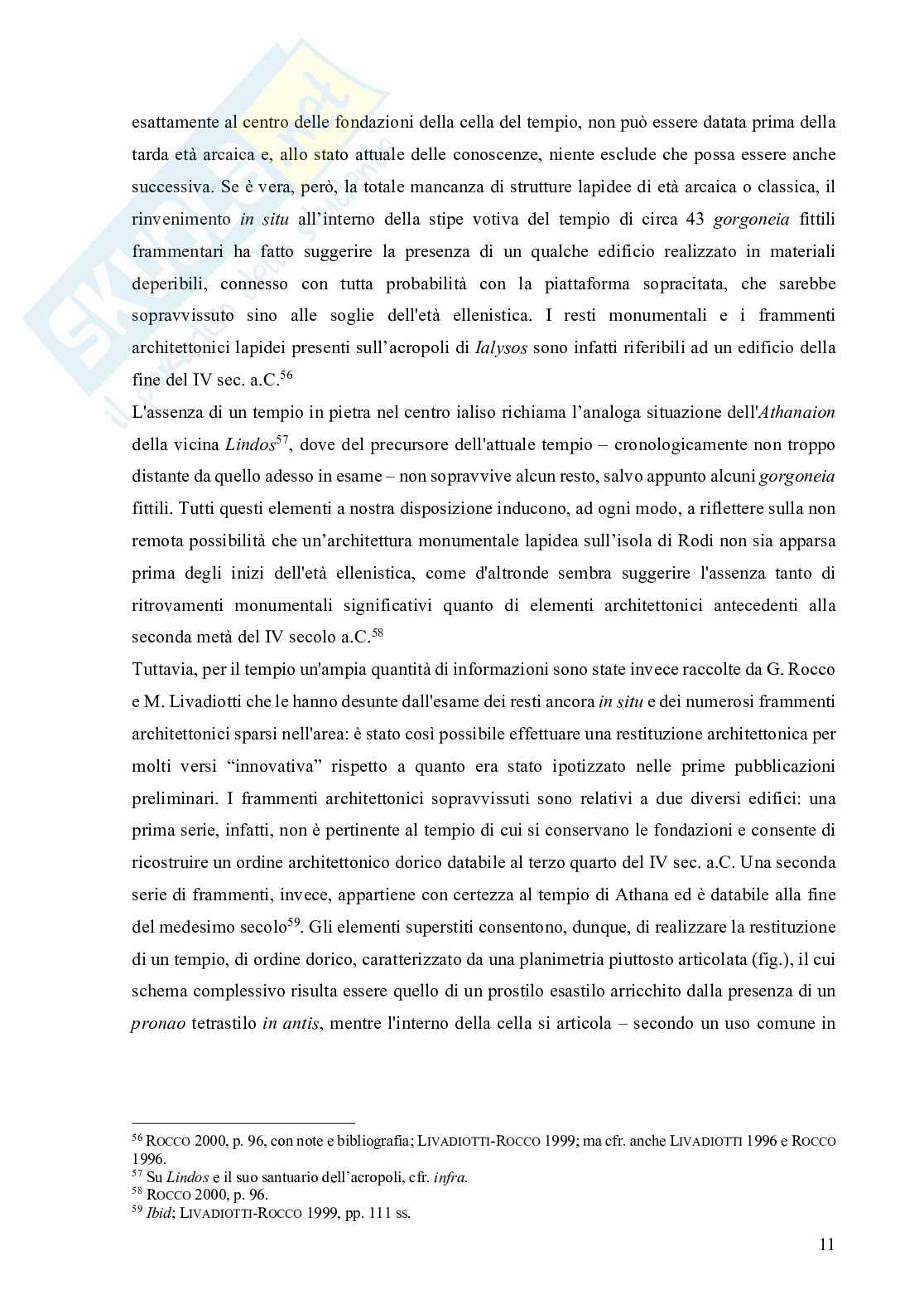 Contesti archeologici principali di Rodi Pag. 11