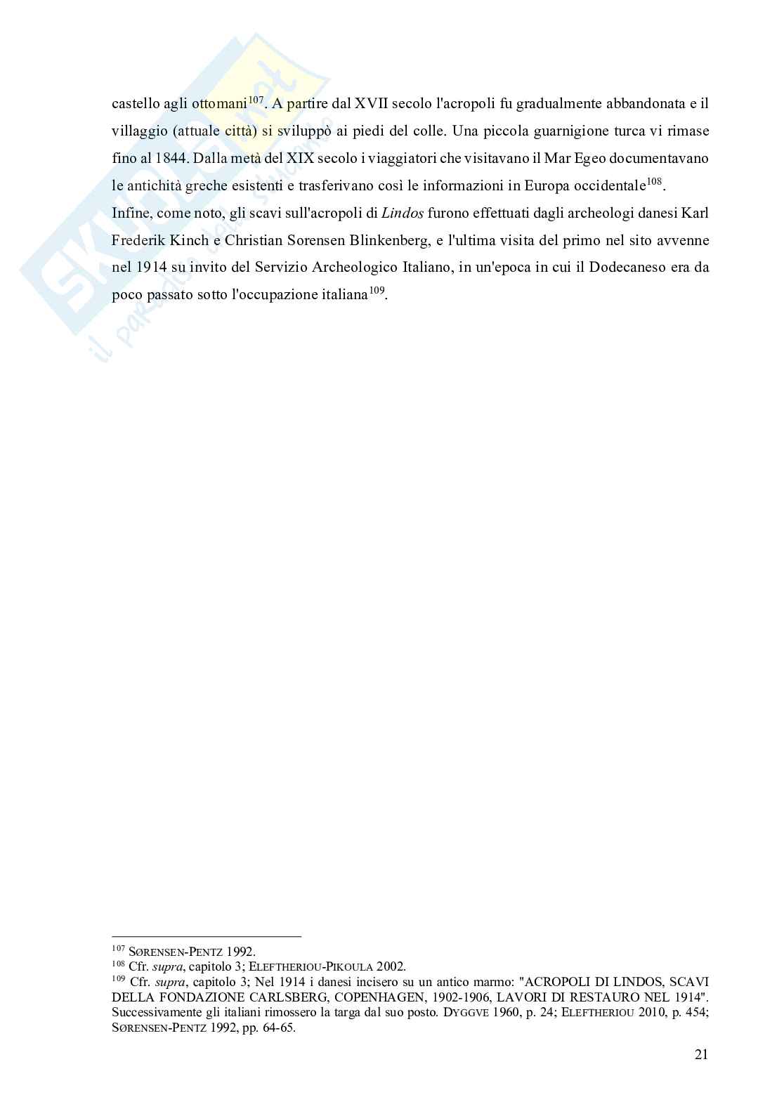 Contesti archeologici principali di Rodi Pag. 21