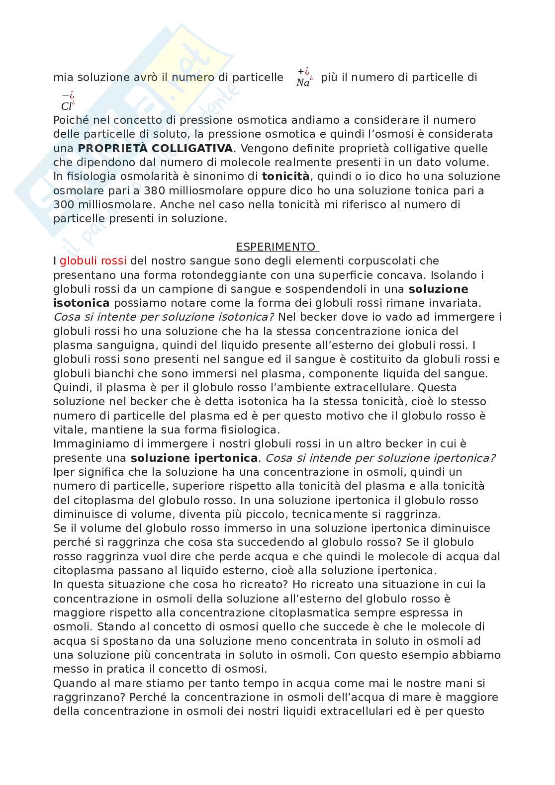 Fisiologia generale Pag. 36