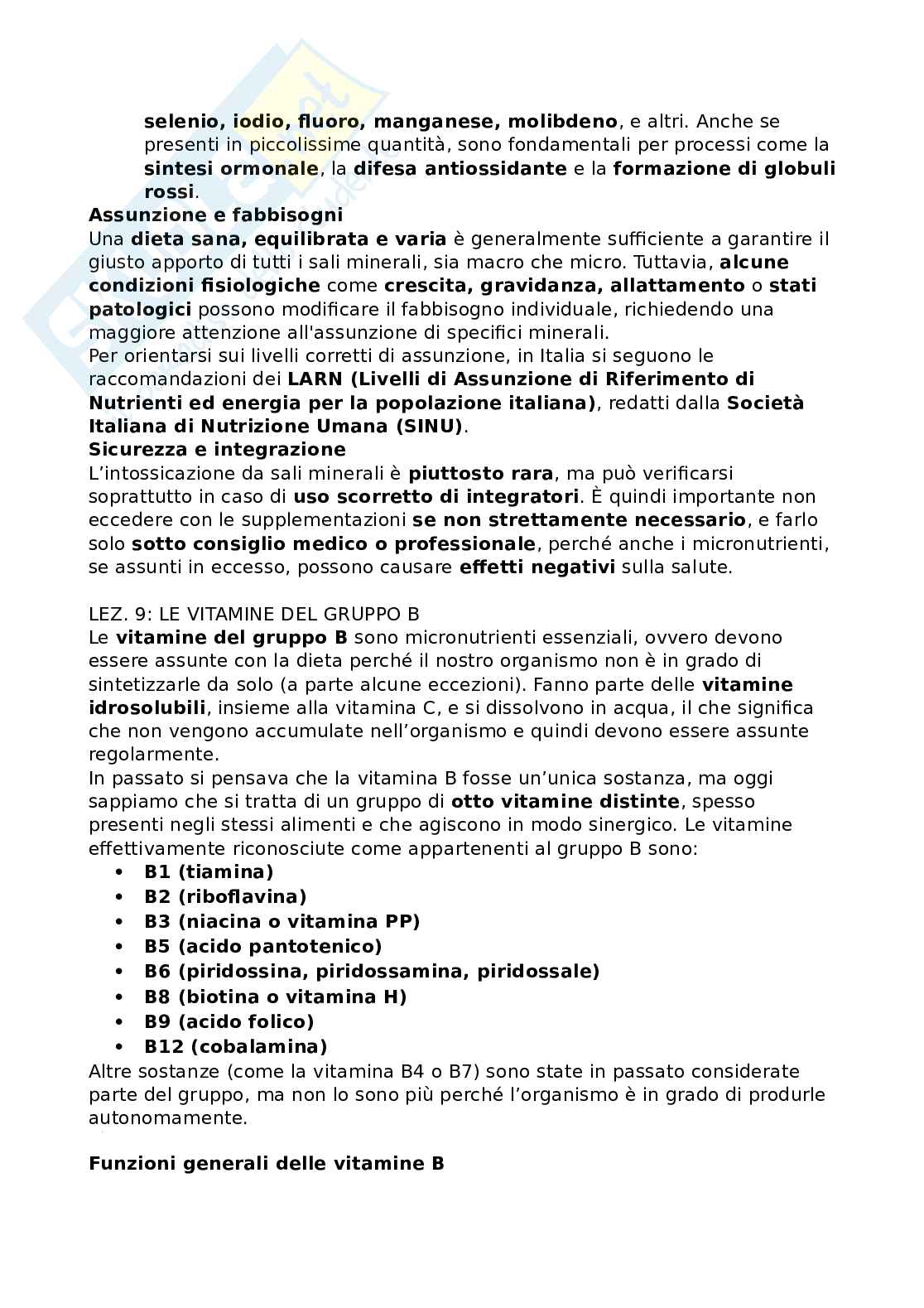 Scienze e tecniche dietetiche applicate Pag. 11