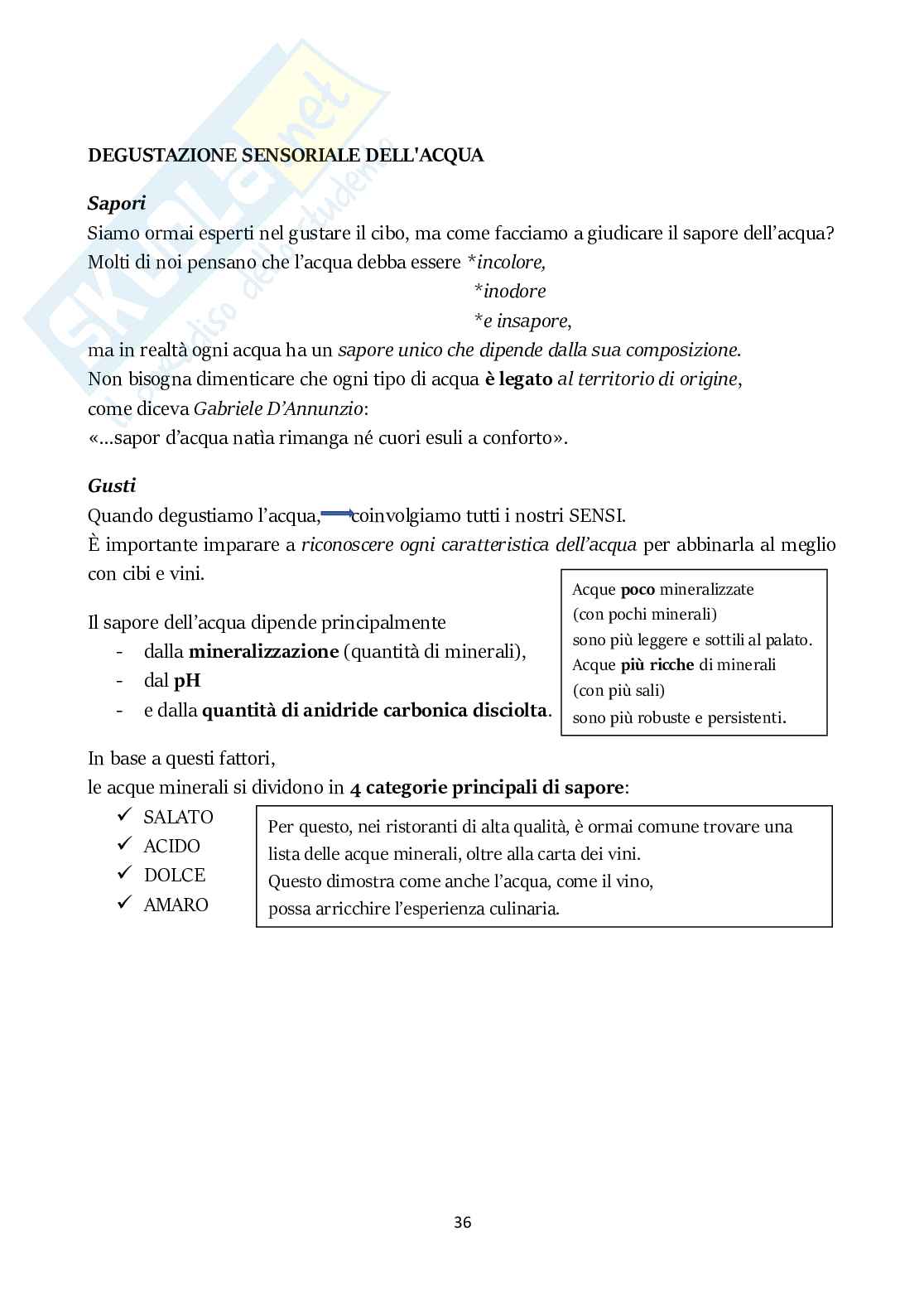 Parte lezione Gastronomia I Pag. 36