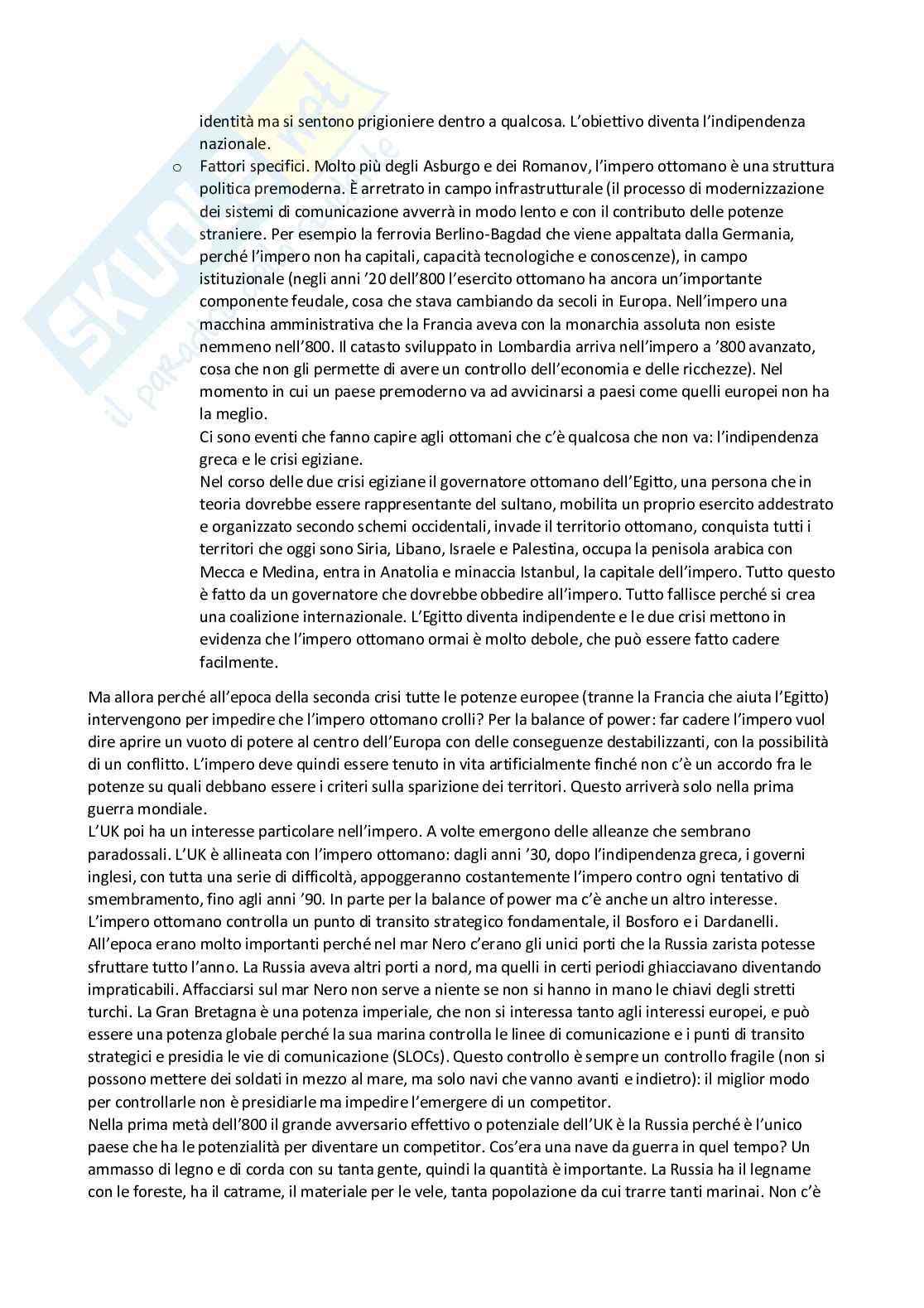 Appunti del corso di Storia delle relazioni e delle Istituzioni internazionali Pag. 21