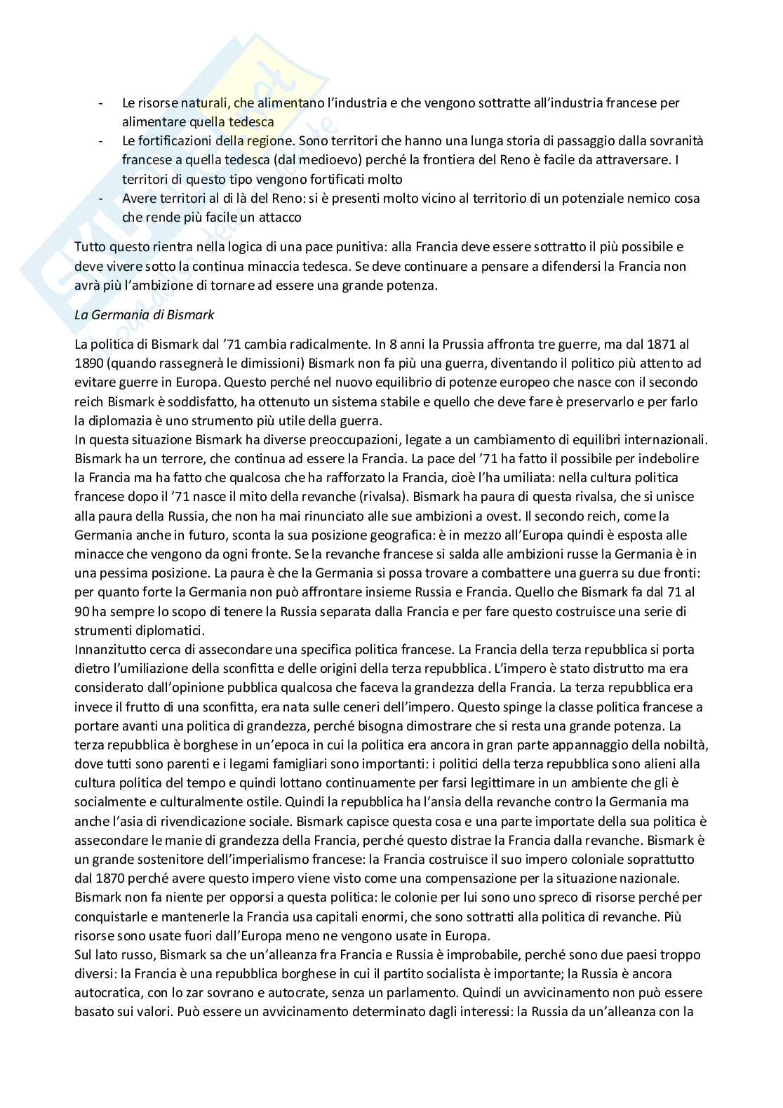 Appunti del corso di Storia delle relazioni e delle Istituzioni internazionali Pag. 41