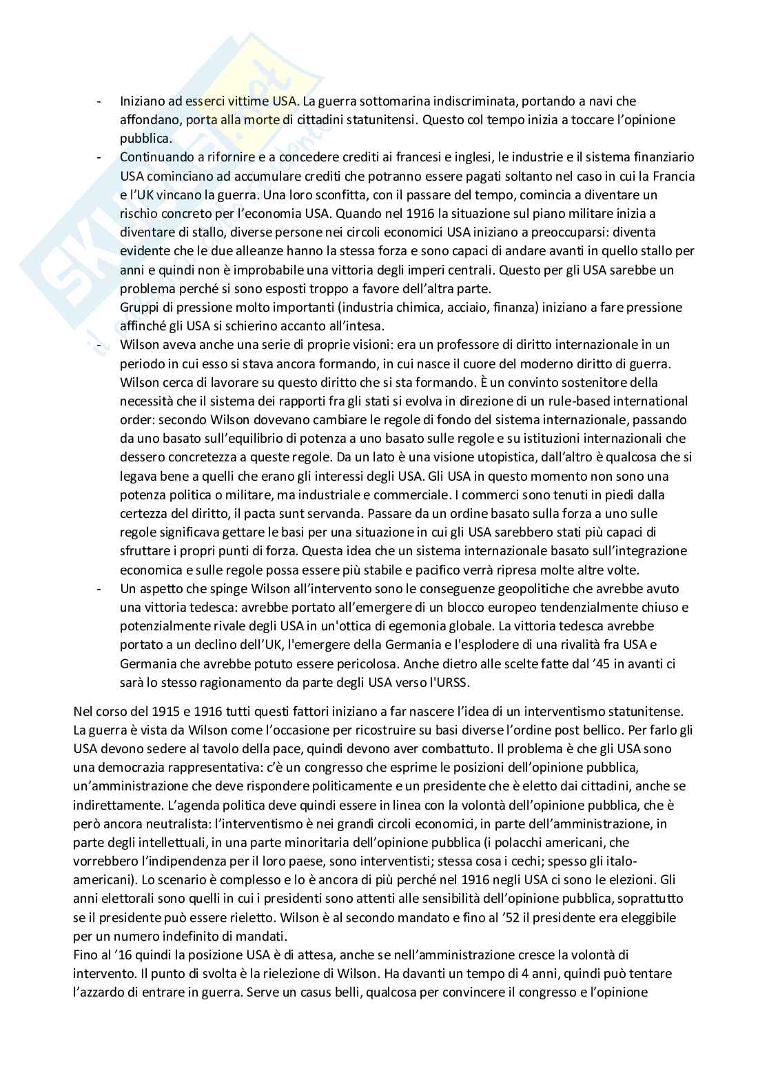 Appunti del corso di Storia delle relazioni e delle Istituzioni internazionali Pag. 71