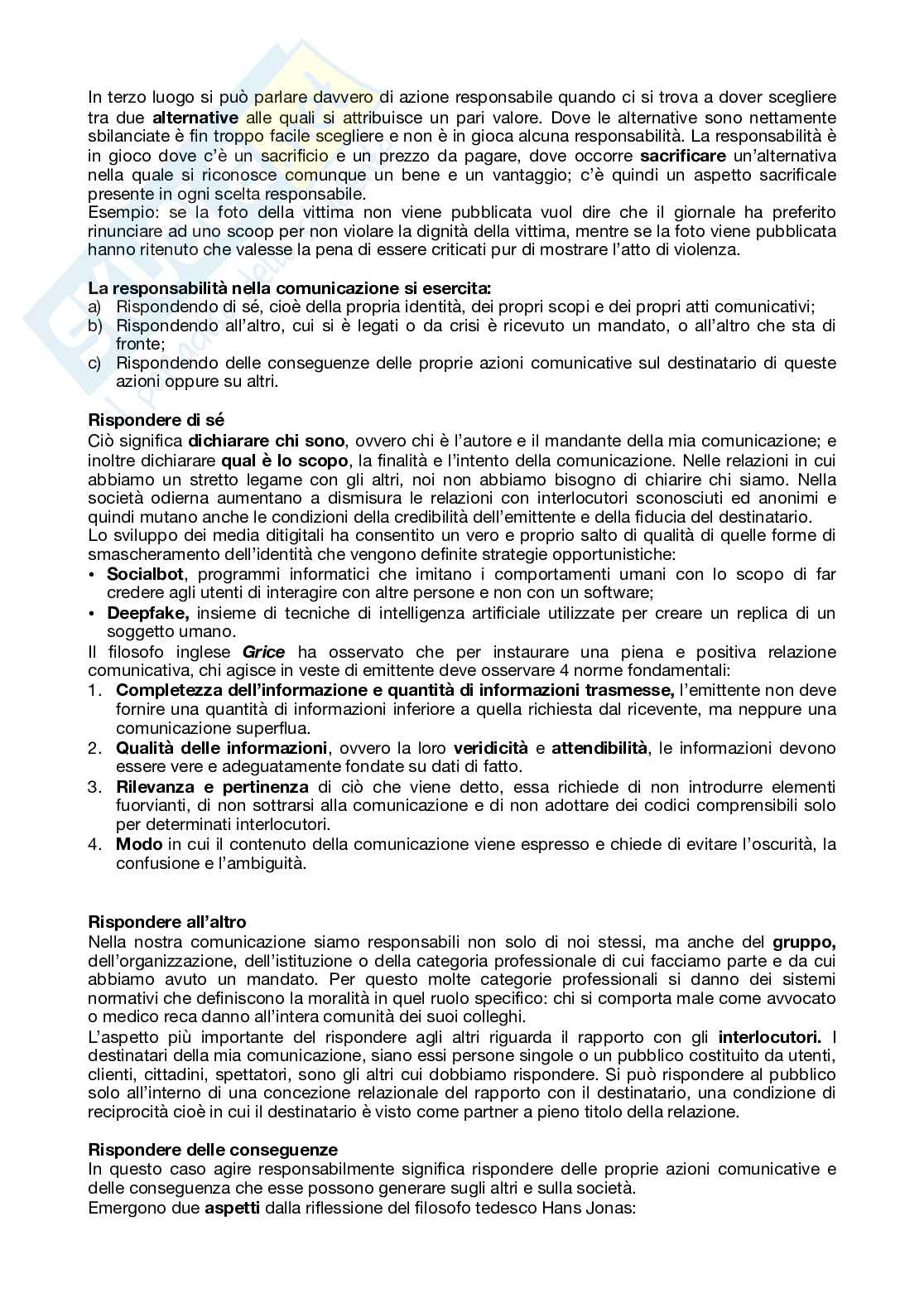 Riassunto esame Teorie della comunicazione e dei media, Prof. Colombo Fausto, libro consigliato Comunicare, Colombo, Gili, Boccia Artieri Pag. 31