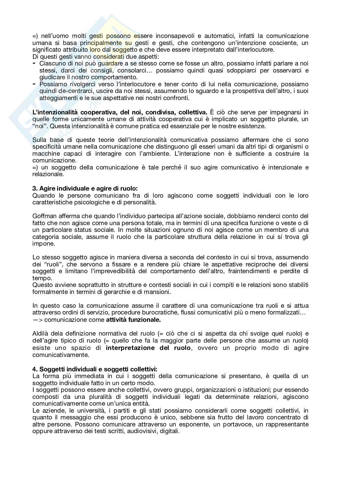 Riassunto esame Teorie della comunicazione e dei media, Prof. Colombo Fausto, libro consigliato Comunicare, Colombo, Gili, Boccia Artieri Pag. 6