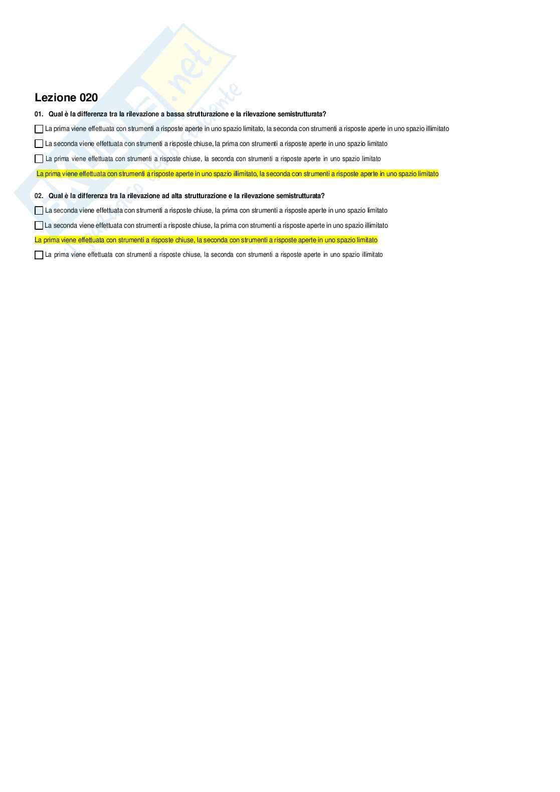 Paniere Pedagogia sperimentale Pag. 21