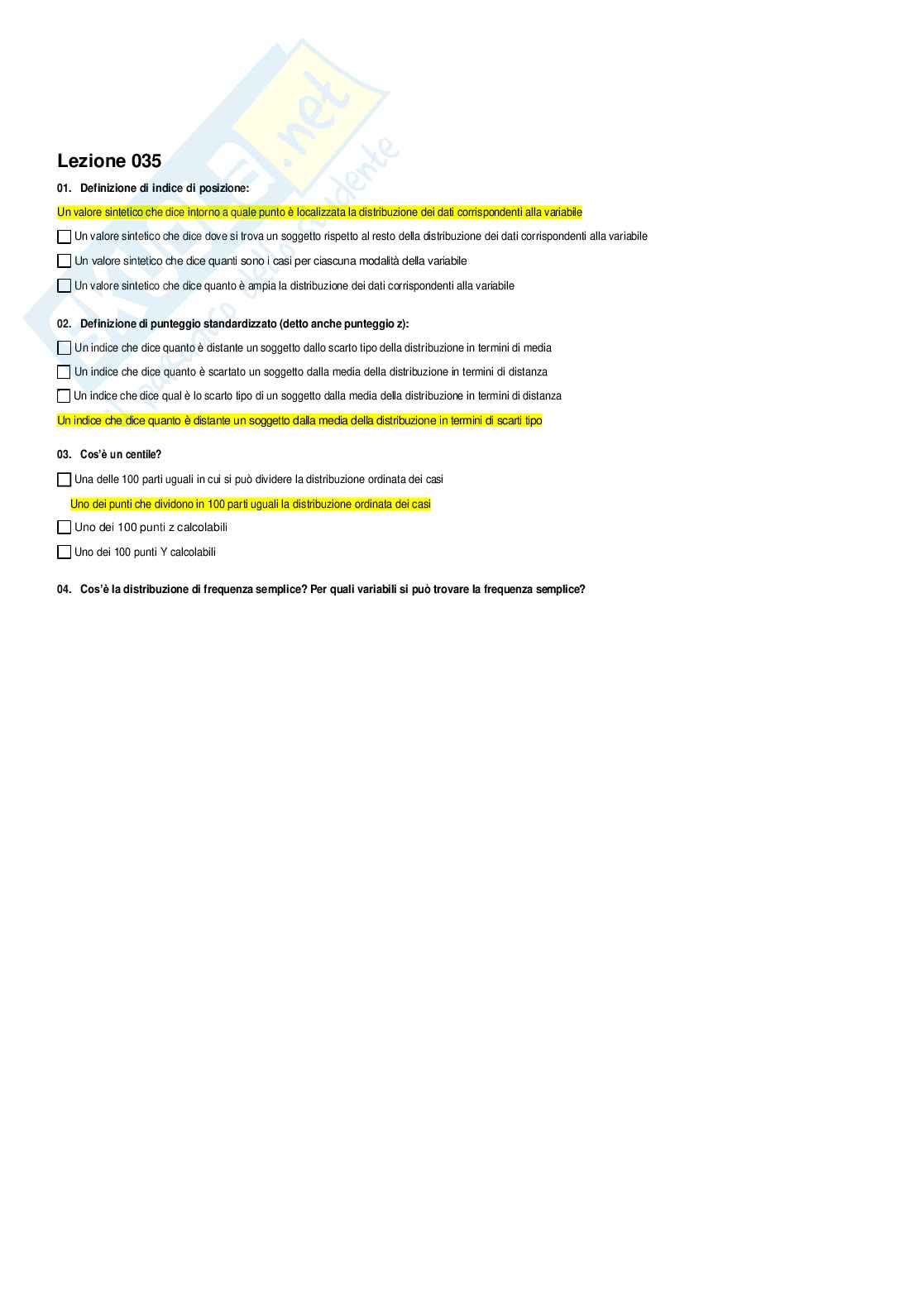 Paniere Pedagogia sperimentale Pag. 36