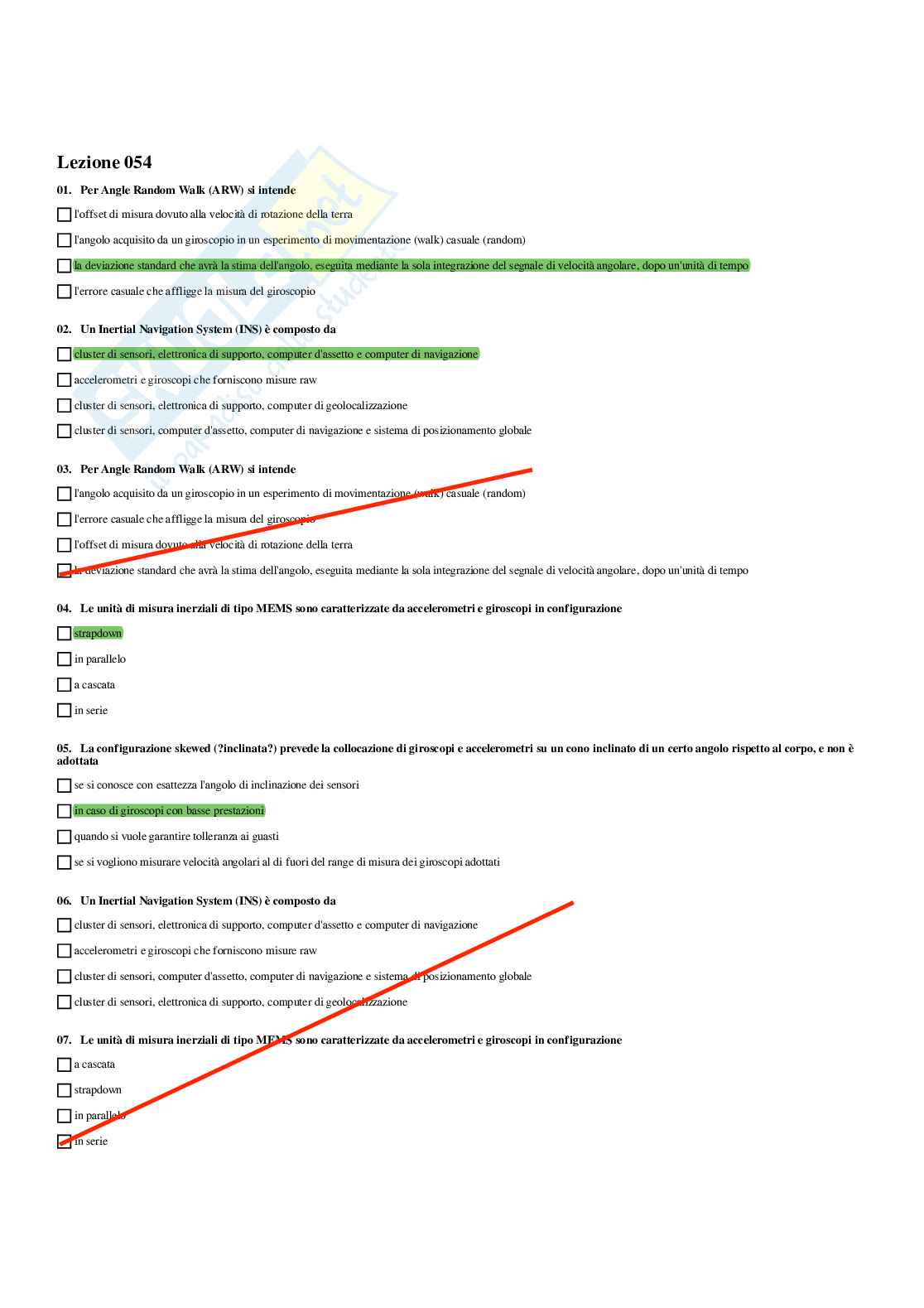Paniere per esame di Strumentazione Per l'automazione Pag. 51