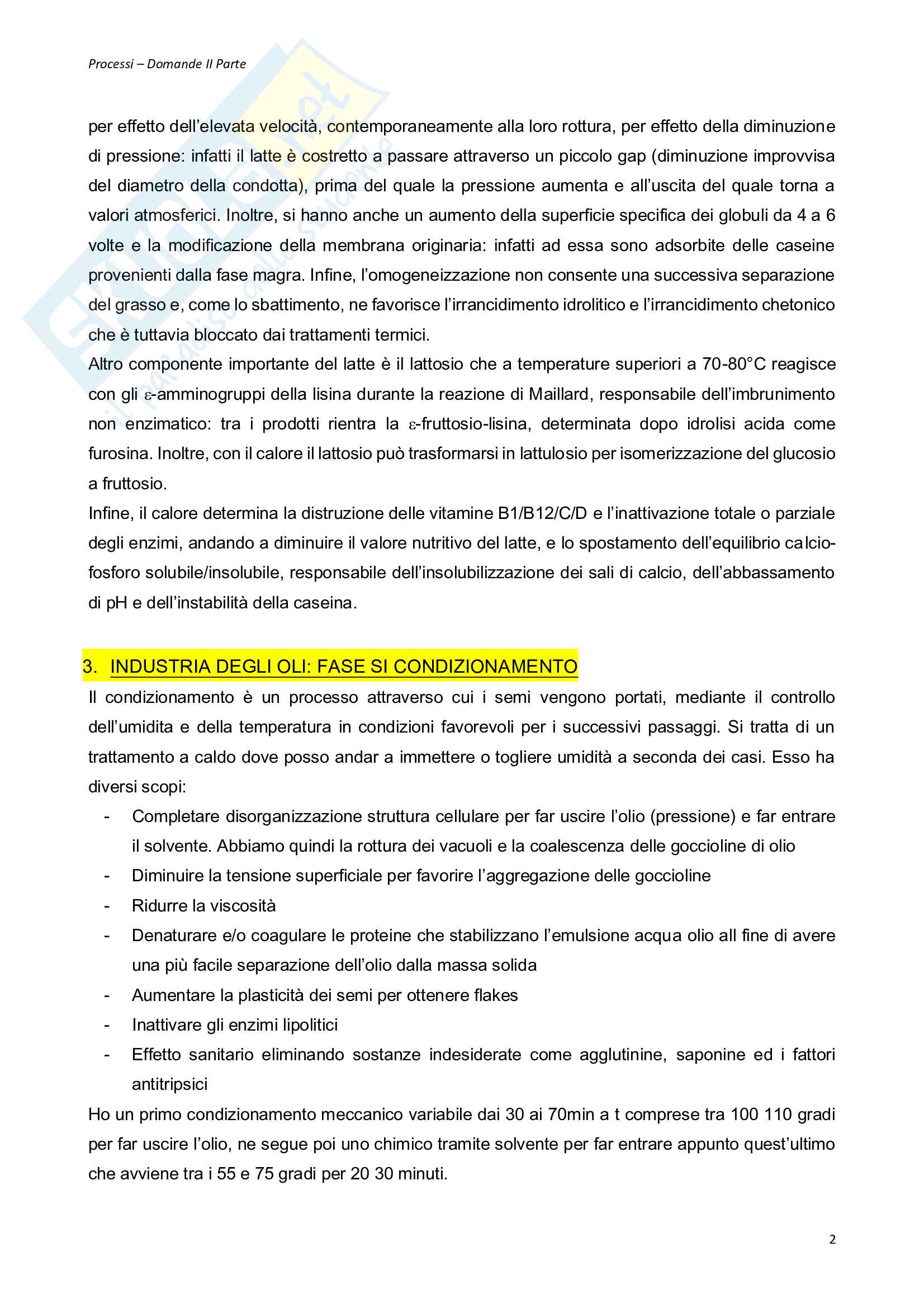 Domande e risposte II parte di Processi Pag. 2