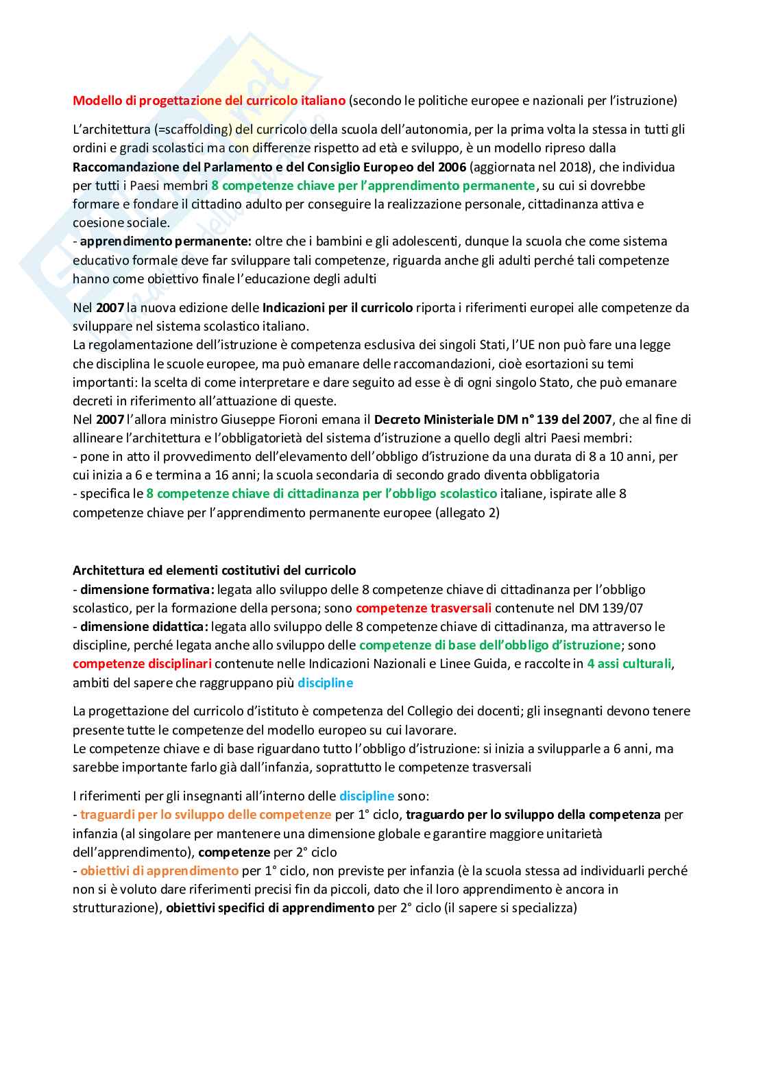 Teorie e metodi di progettazione e di valutazione scolastica (B024359) - Kit completo, progettazione curricolare e valutazione | SFP Notes Vol.27 Pag. 16