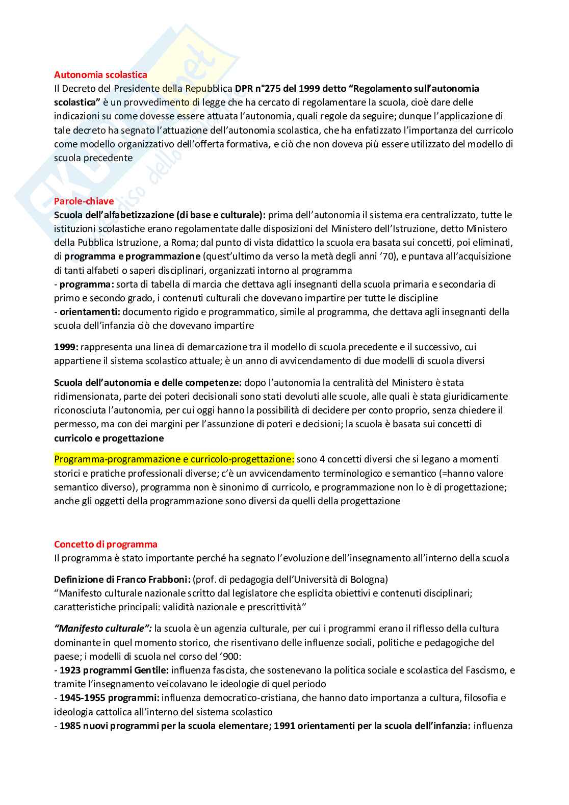 Teorie e metodi di progettazione e di valutazione scolastica (B024359) - Kit completo, progettazione curricolare e valutazione | SFP Notes Vol.27 Pag. 2