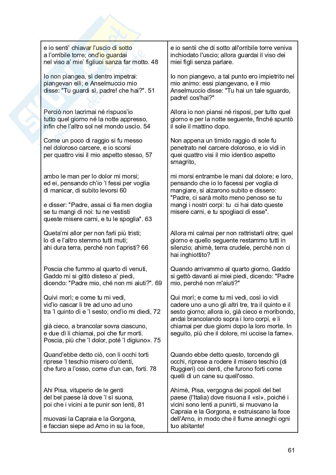 Letteratura italiana 1 Pag. 61