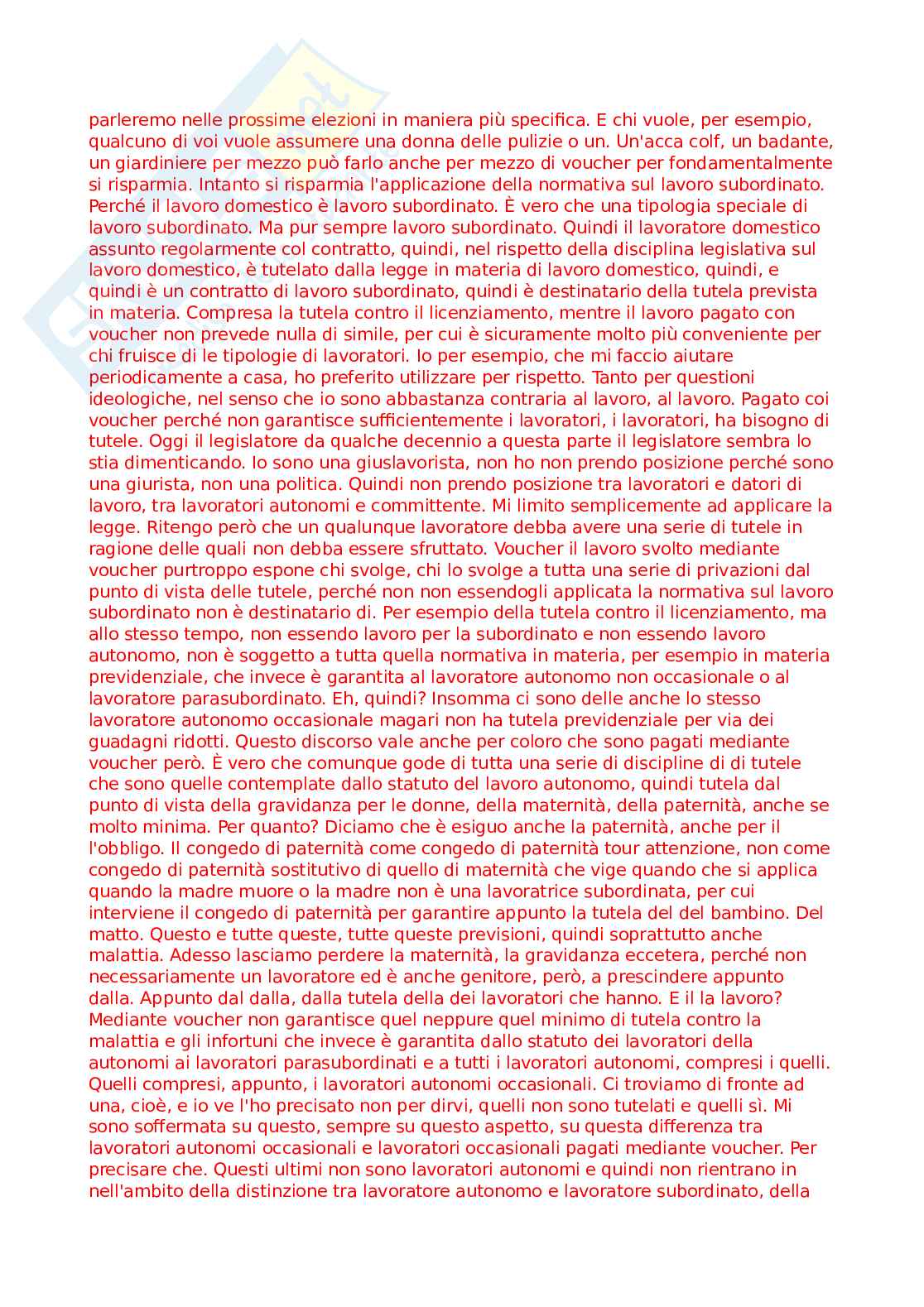 Appunti di Diritto del lavoro Pag. 16