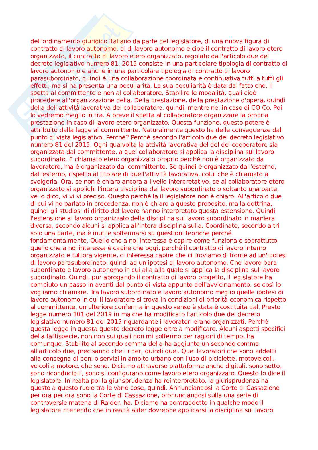 Appunti di Diritto del lavoro Pag. 6