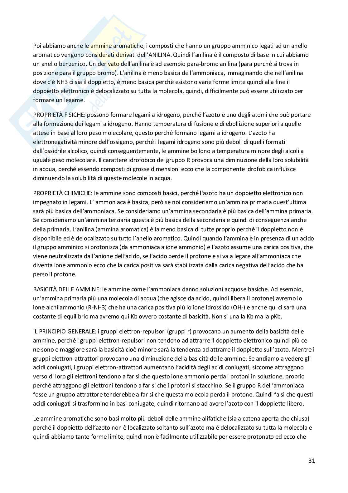 Elementi di Chimica e molecole biologiche Pag. 31