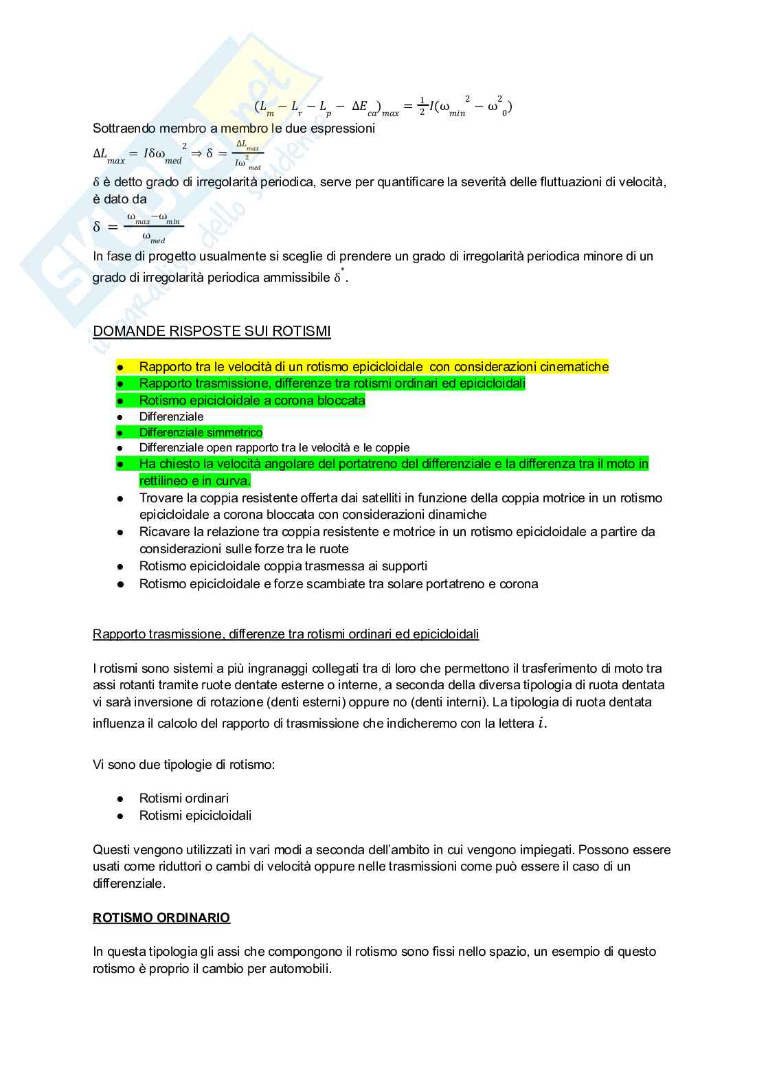 Meccanica applicata alle macchine Pag. 11