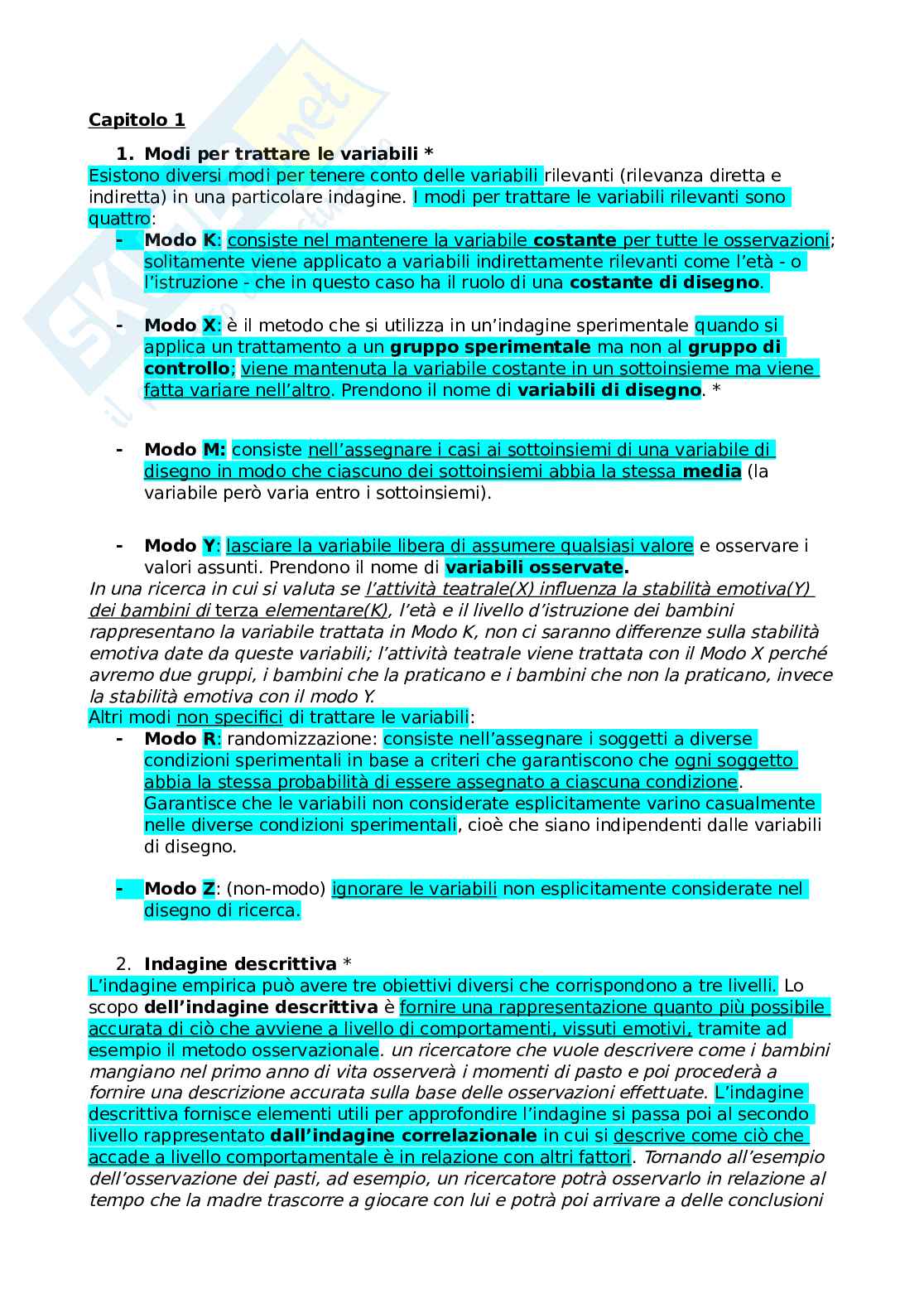 Domande aperte Psicologia sociale corso progredito  Pag. 1