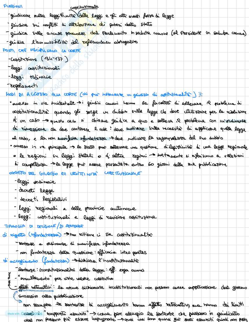 Diritto costituzionale  Pag. 26