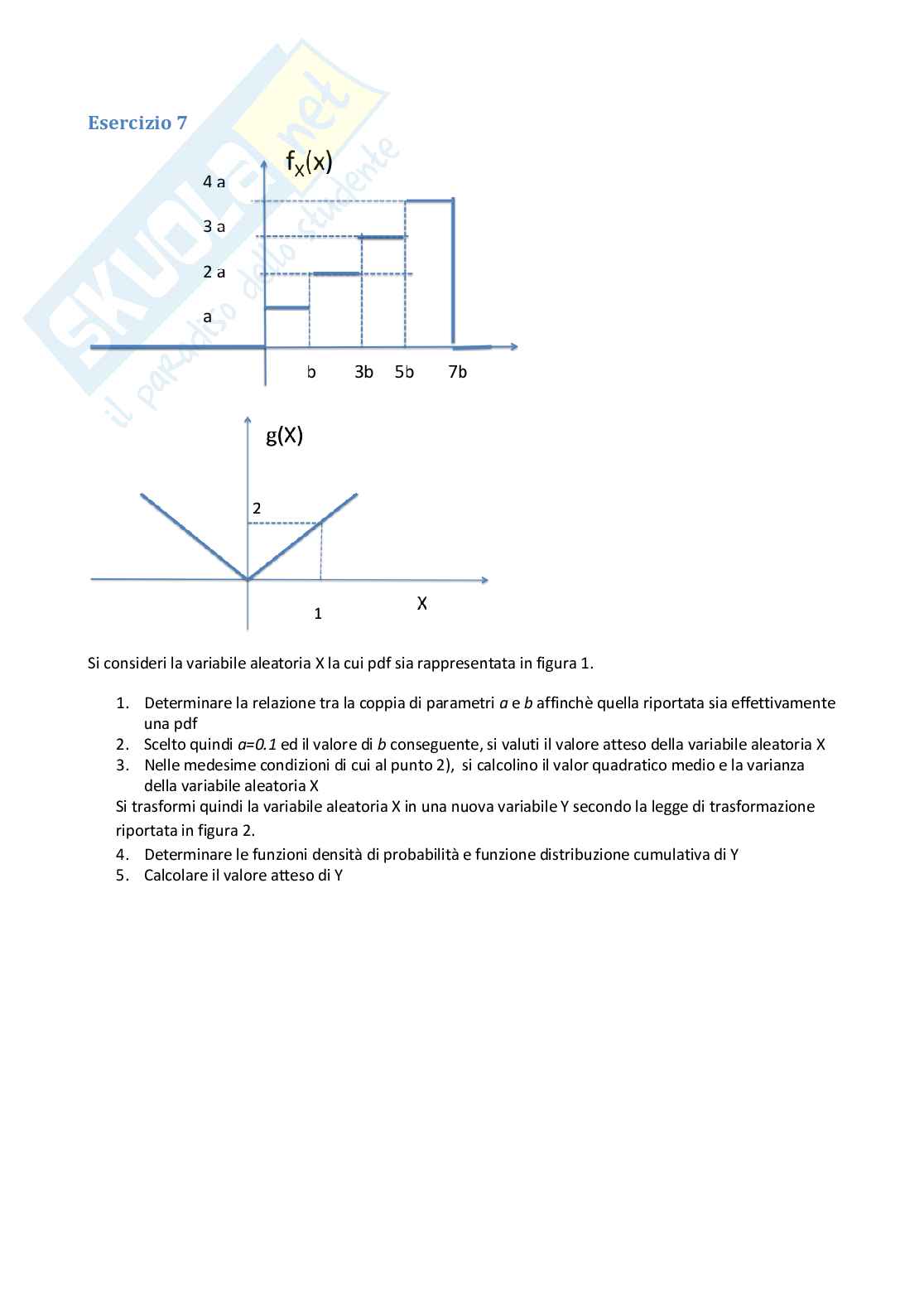Esercizi teoria della probabilità e variabili aleatorie - Parte 1 Pag. 11