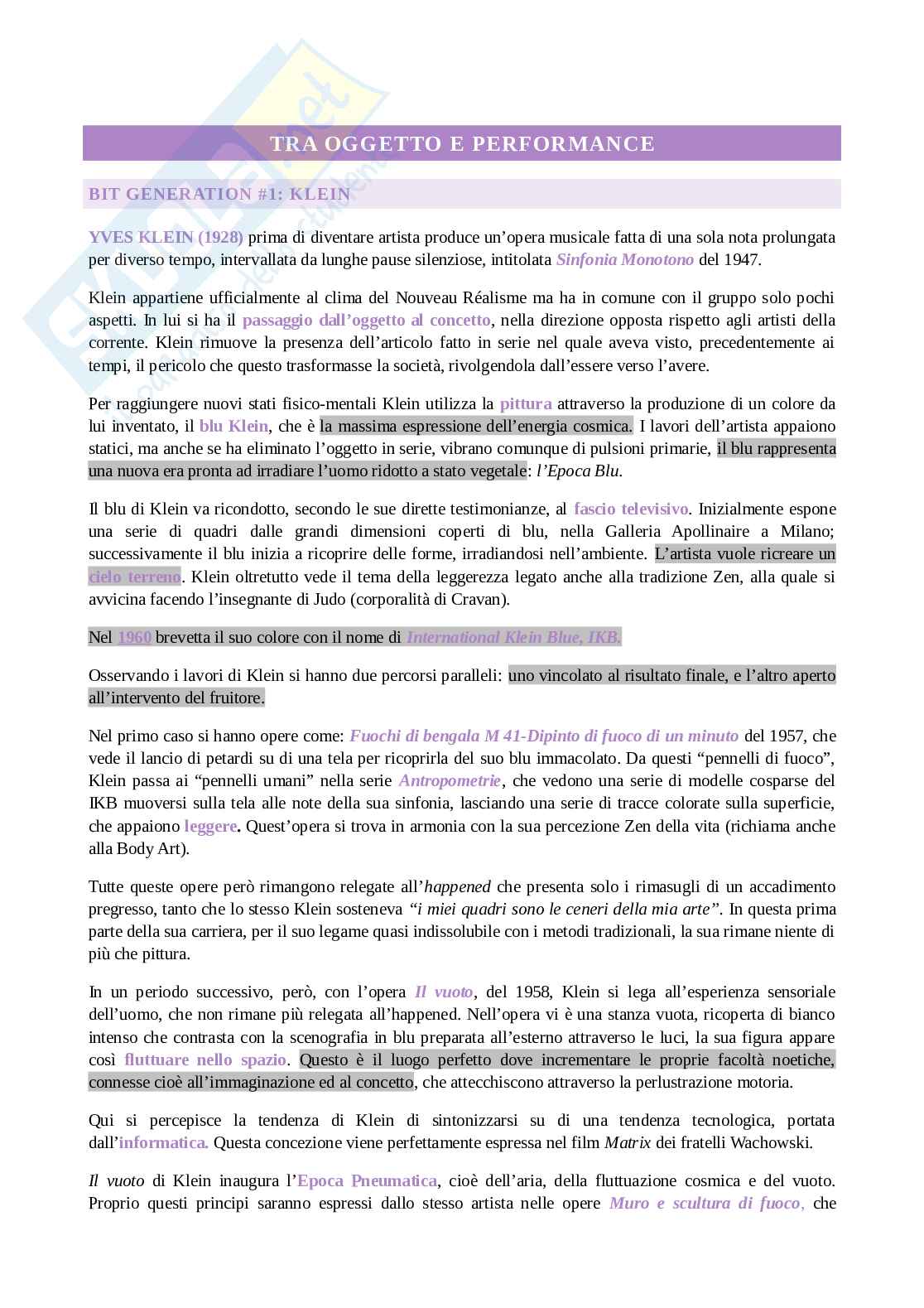 Riassunto esame Storia dell'arte contemporanea, Prof. Fabbri Fabriano, libro consigliato Sesso, arte, rock'n'roll, Fabriano Fabbri Pag. 21
