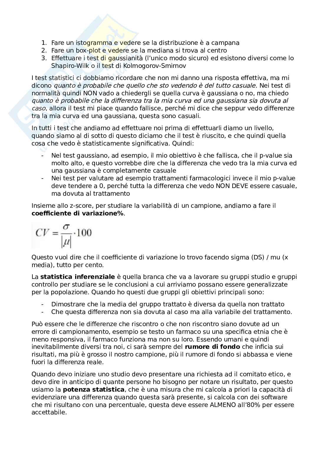 Statistica medica Pag. 6