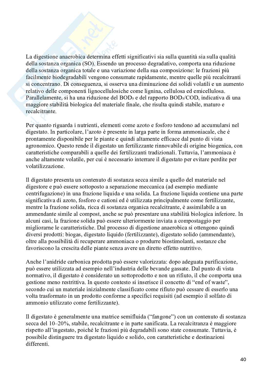Appunti Lezioni e diapositive di Uso e riciclo delle biomasse agroalimentari Pag. 41