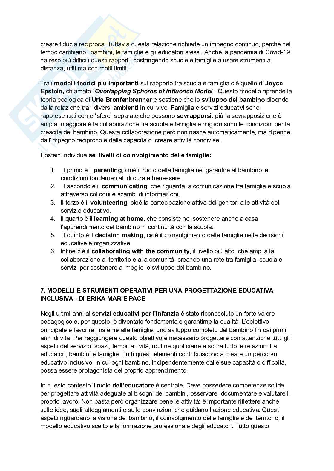 Riassunto esame Pedagogia speciale, Prof. Sabatano Fausta, libro consigliato Pedagogia speciale, Aiello Pag. 16