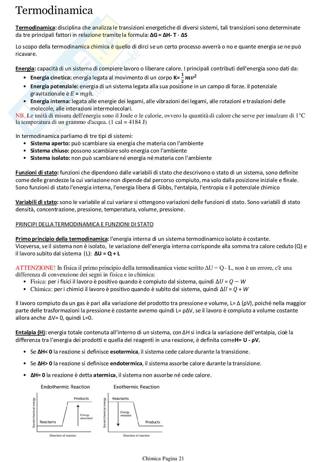 Chimica organica ed inorganica - Materiale di studio approfondito inerente agli argomenti dell'esame di chimica Pag. 21