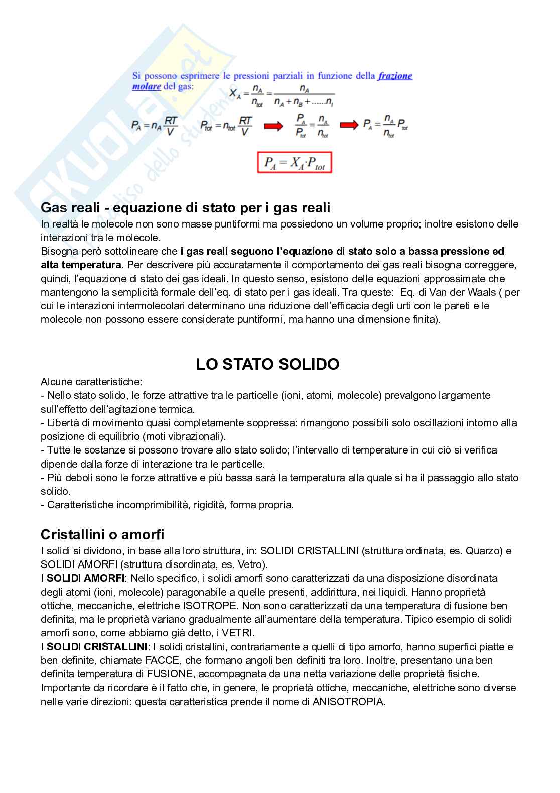 Legami deboli e stati di aggregazione: guida ai solidi e forze intermolecolari Pag. 6