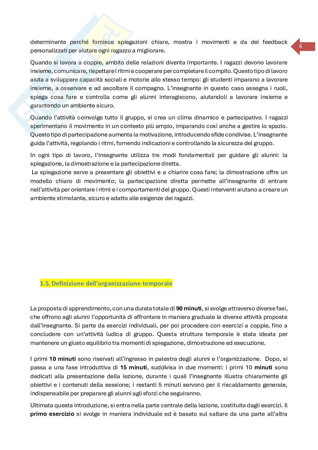 Elaborato Teoria e metodologia del movimento umano - equilibrio Pag. 6