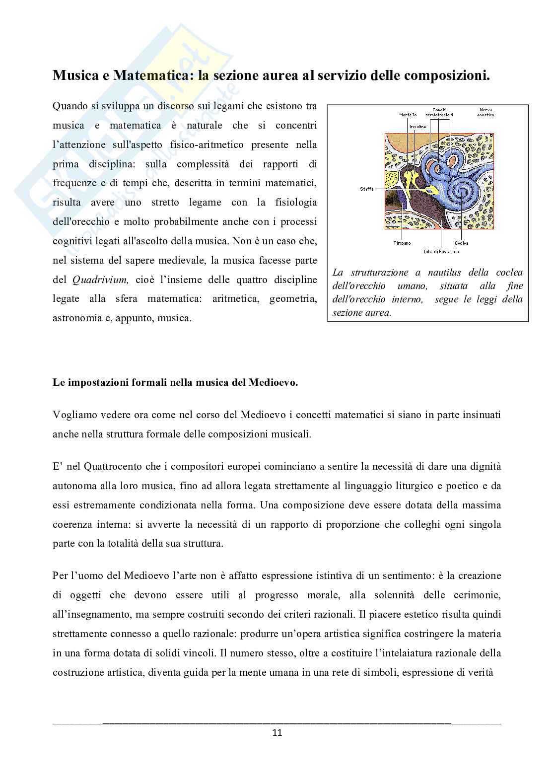 La sezione aurea, equilibrio e bellezza Pag. 11