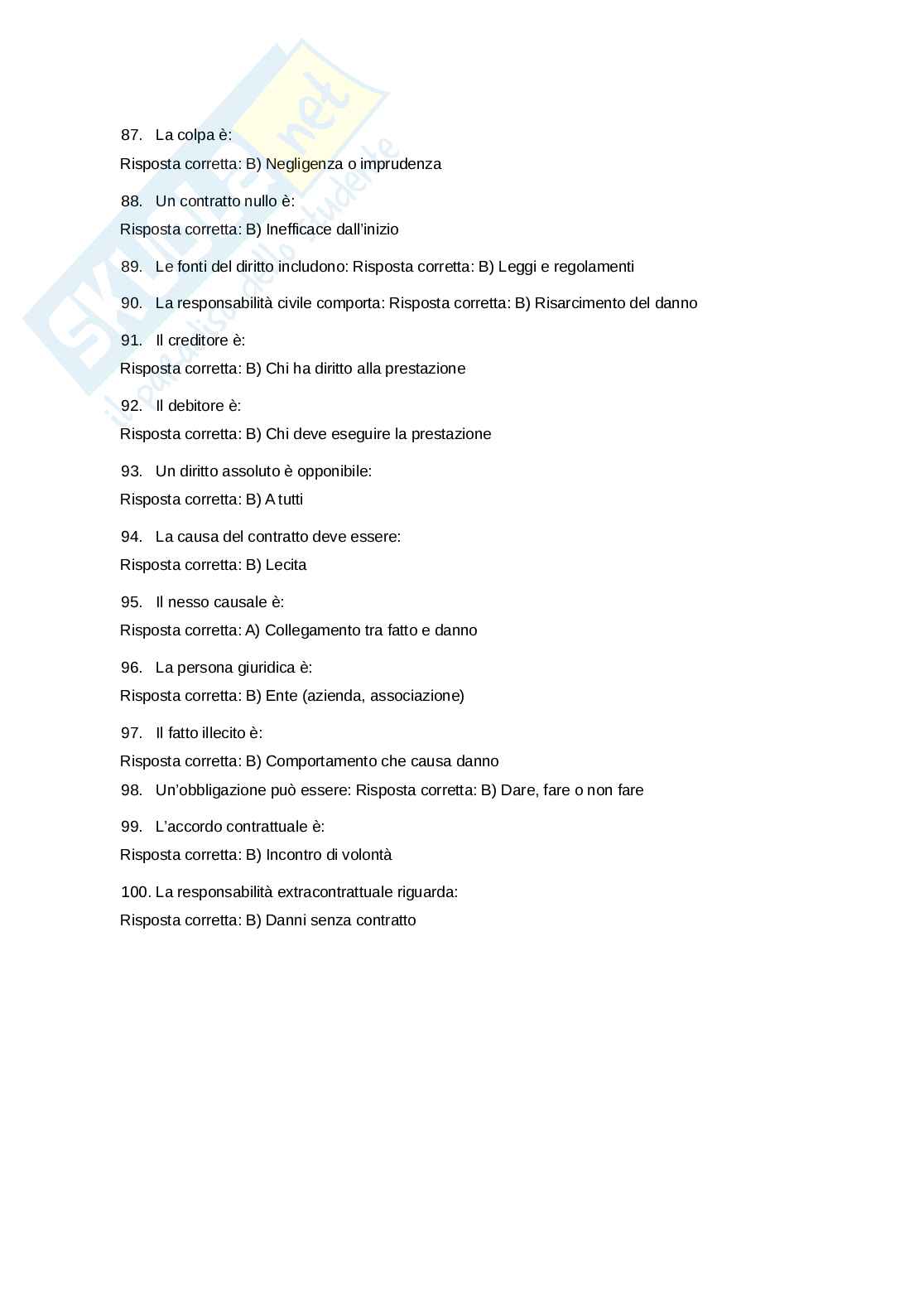Paniere esame Diritto privato  Pag. 6