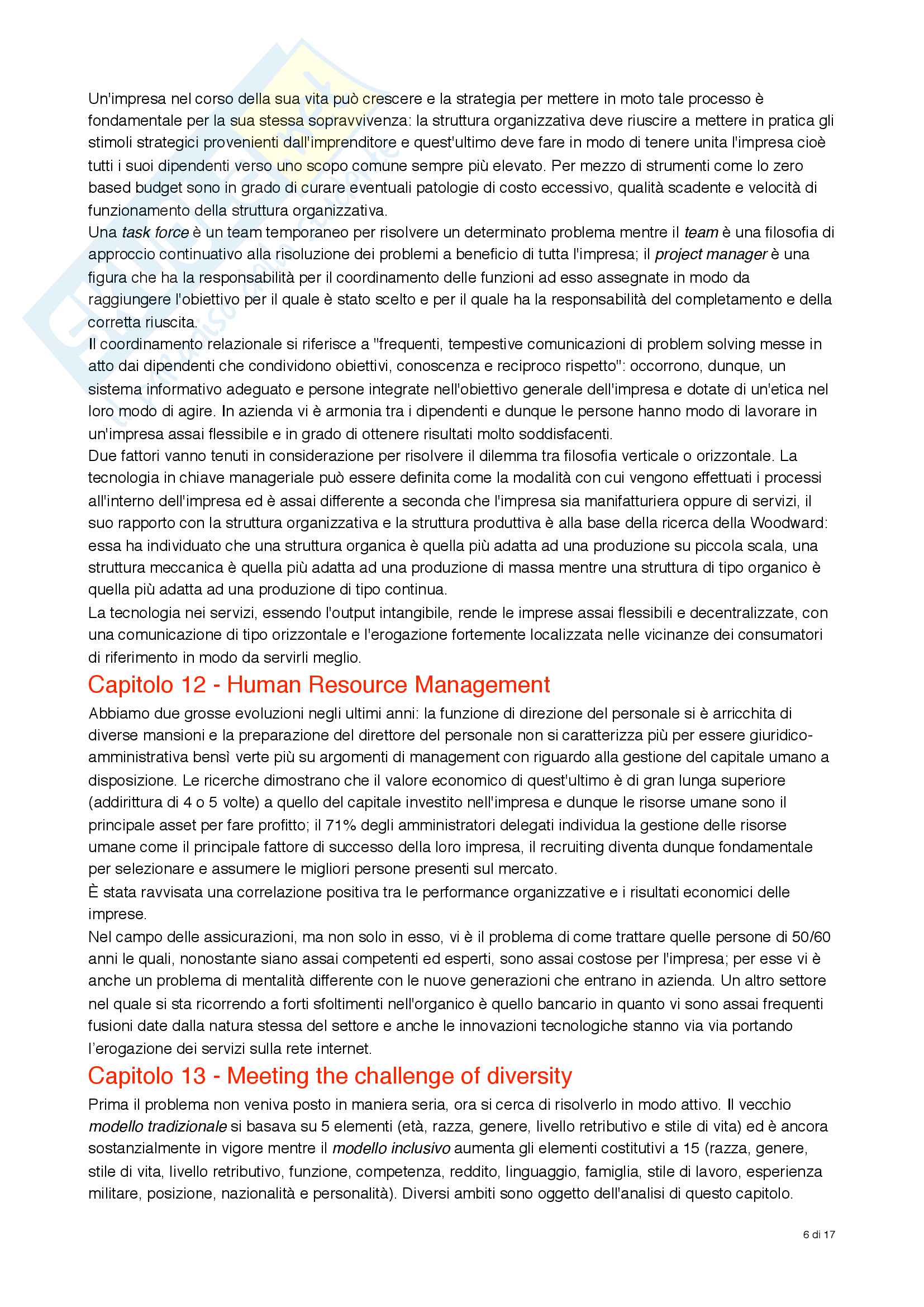 Strategia e politica aziendale (management) Pag. 6