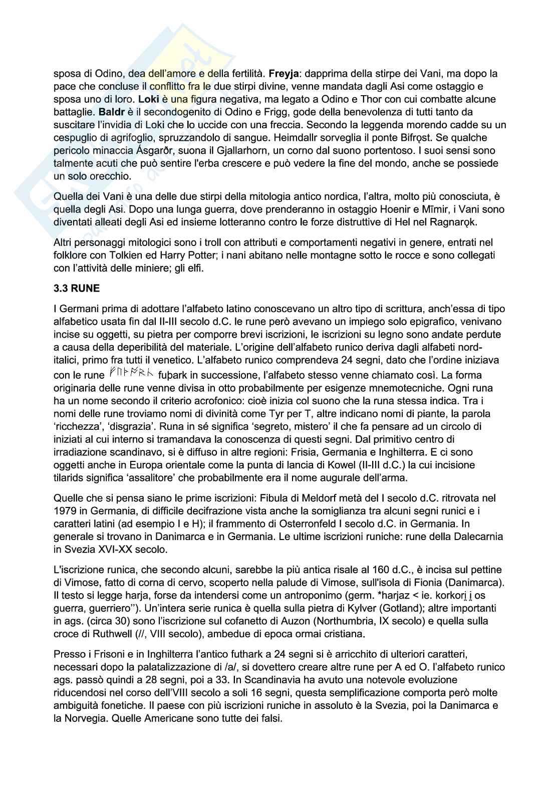 Filologia germanica: antiche lingue, fonetica e lessico storico Pag. 11