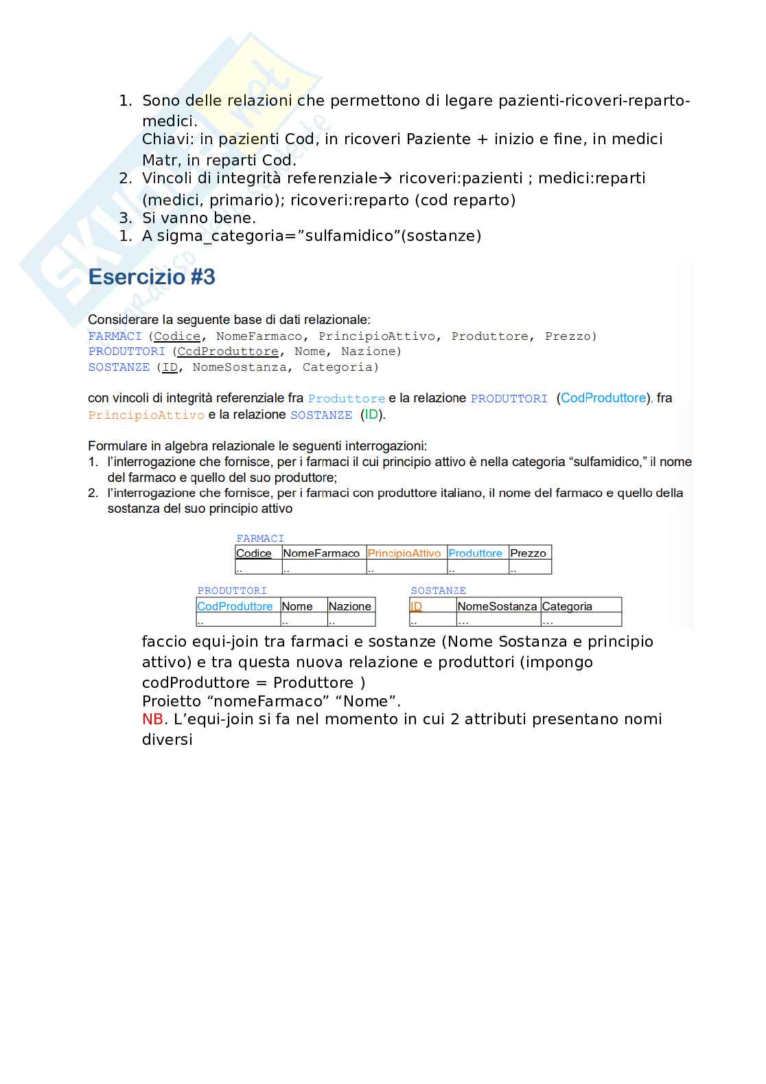 Esercitazioni di Fondamenti di informatica medica Pag. 2